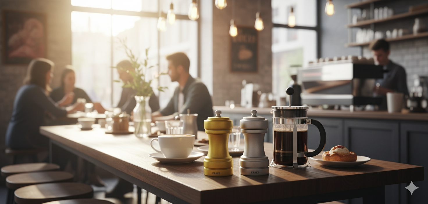 Mighty Twist Salt and Pepper Mills Set