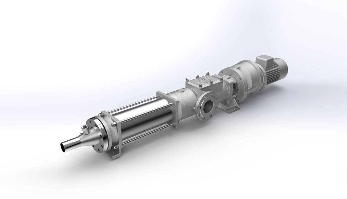 Pompe à vis excentrique