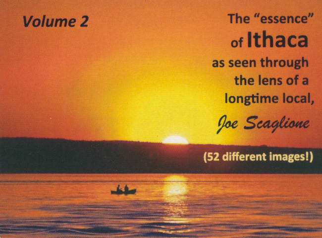 Deck of 52 all different pics of Ithaca playing cards by Joe Scaglione