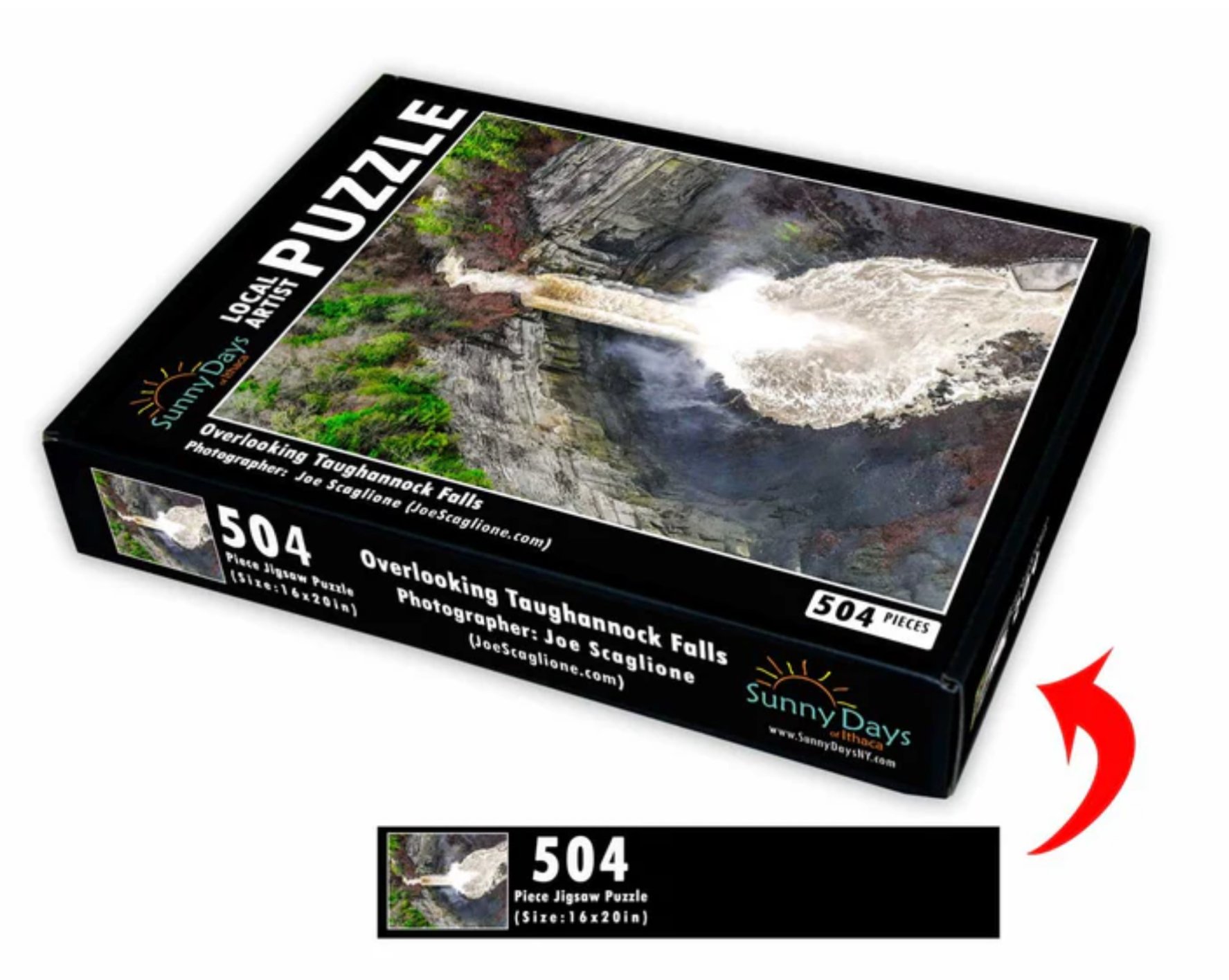 Overlooking Taughannock Falls Jigsaw Puzzle