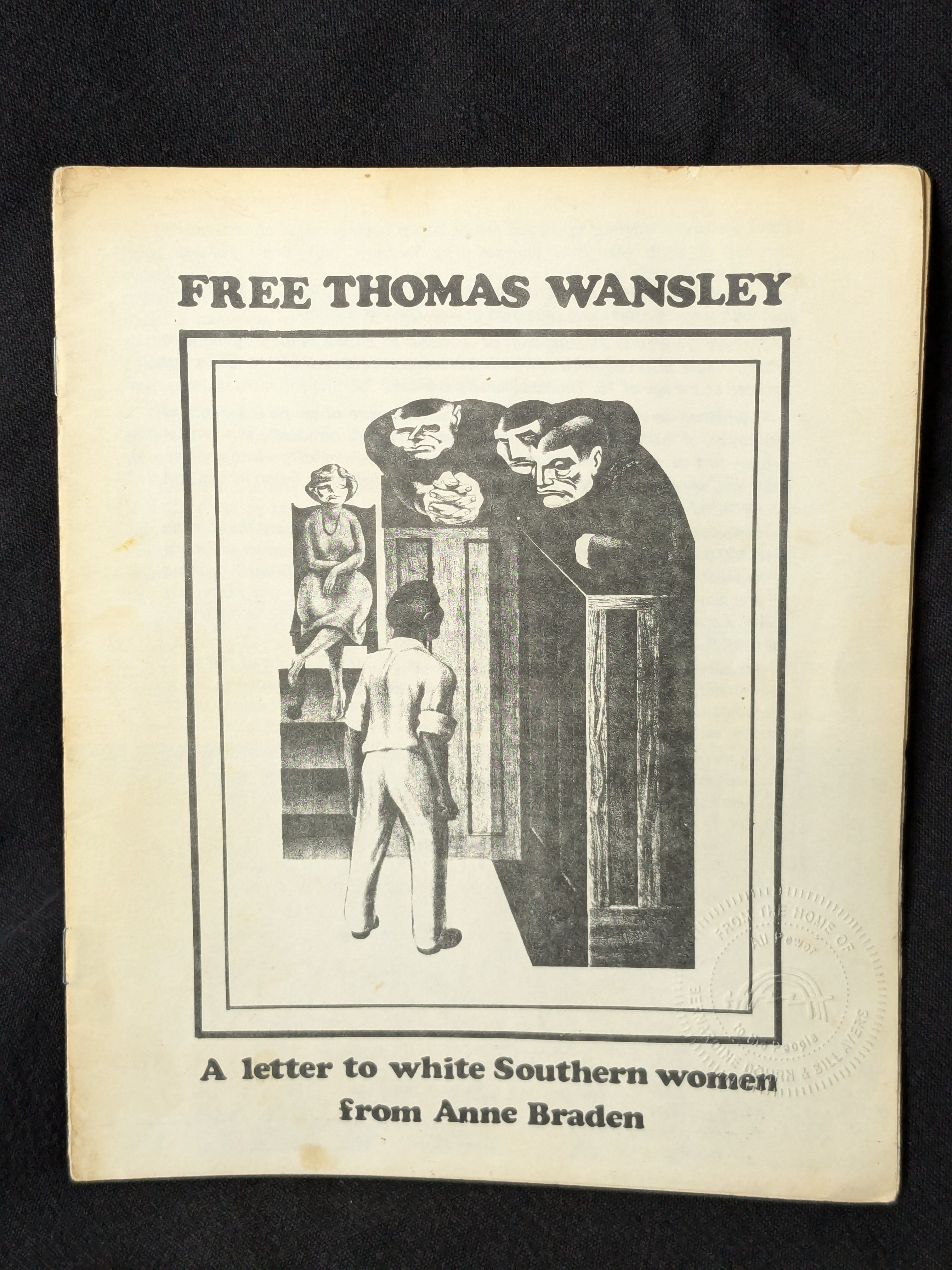 Free Thomas Wansley (circa 1970s) by Anne Braden