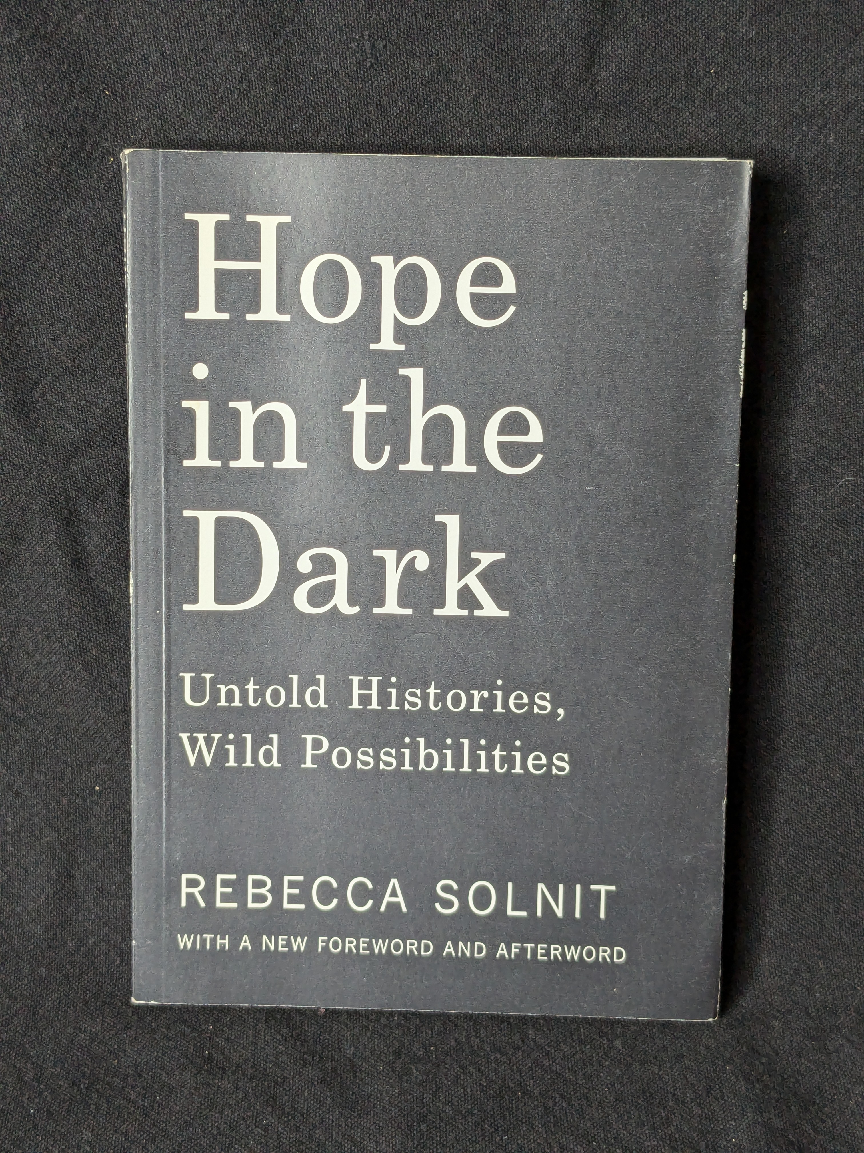 Hope in the Dark: Untold Histories, Wild Possibilities by Rebecca Solnit (2004)