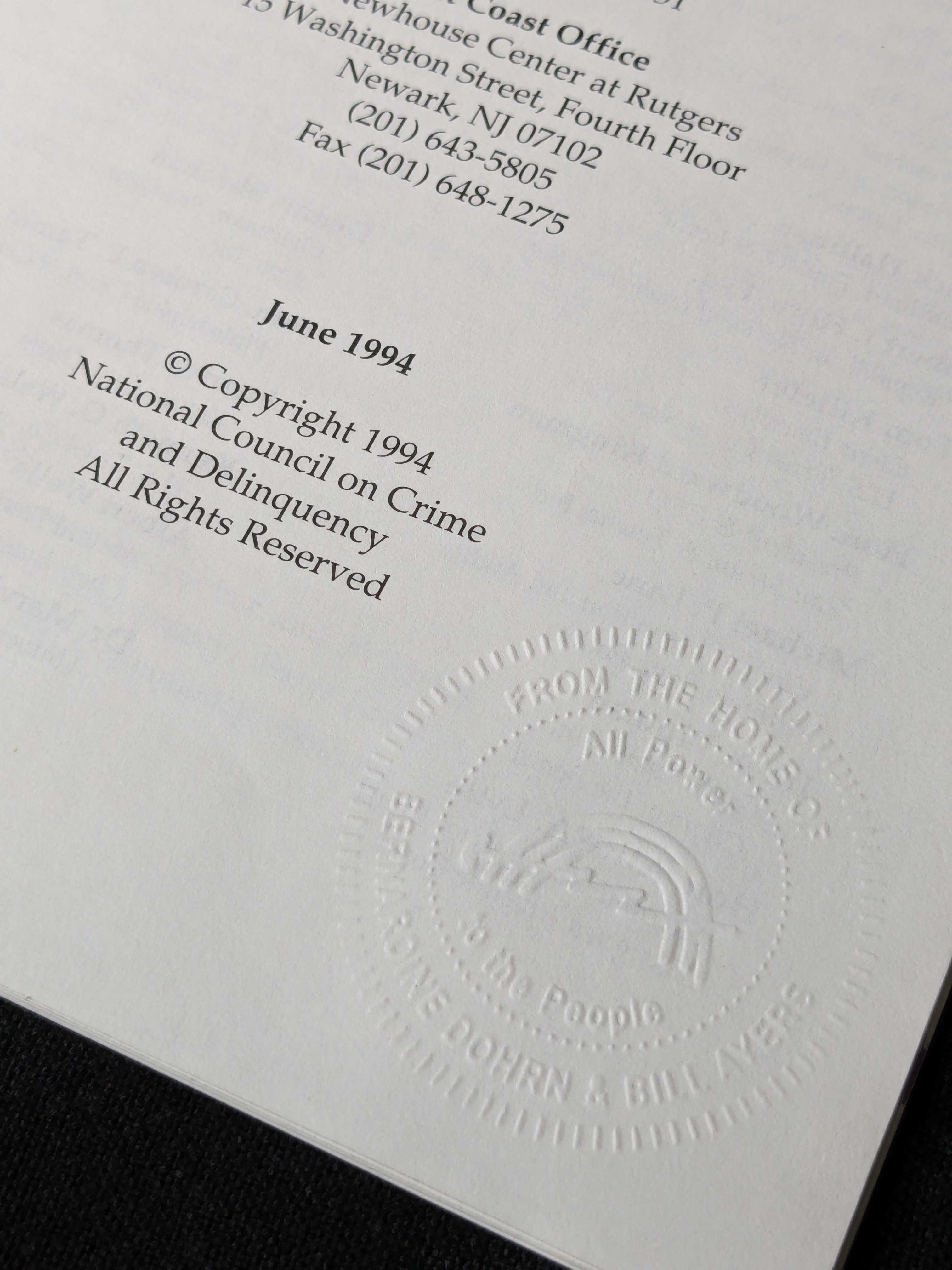 Images and Reality: Juvenile Crime, Youth Violence, and Public Policy (1995) by Michael A. Jones and Barry Krisberg, Ph.D.