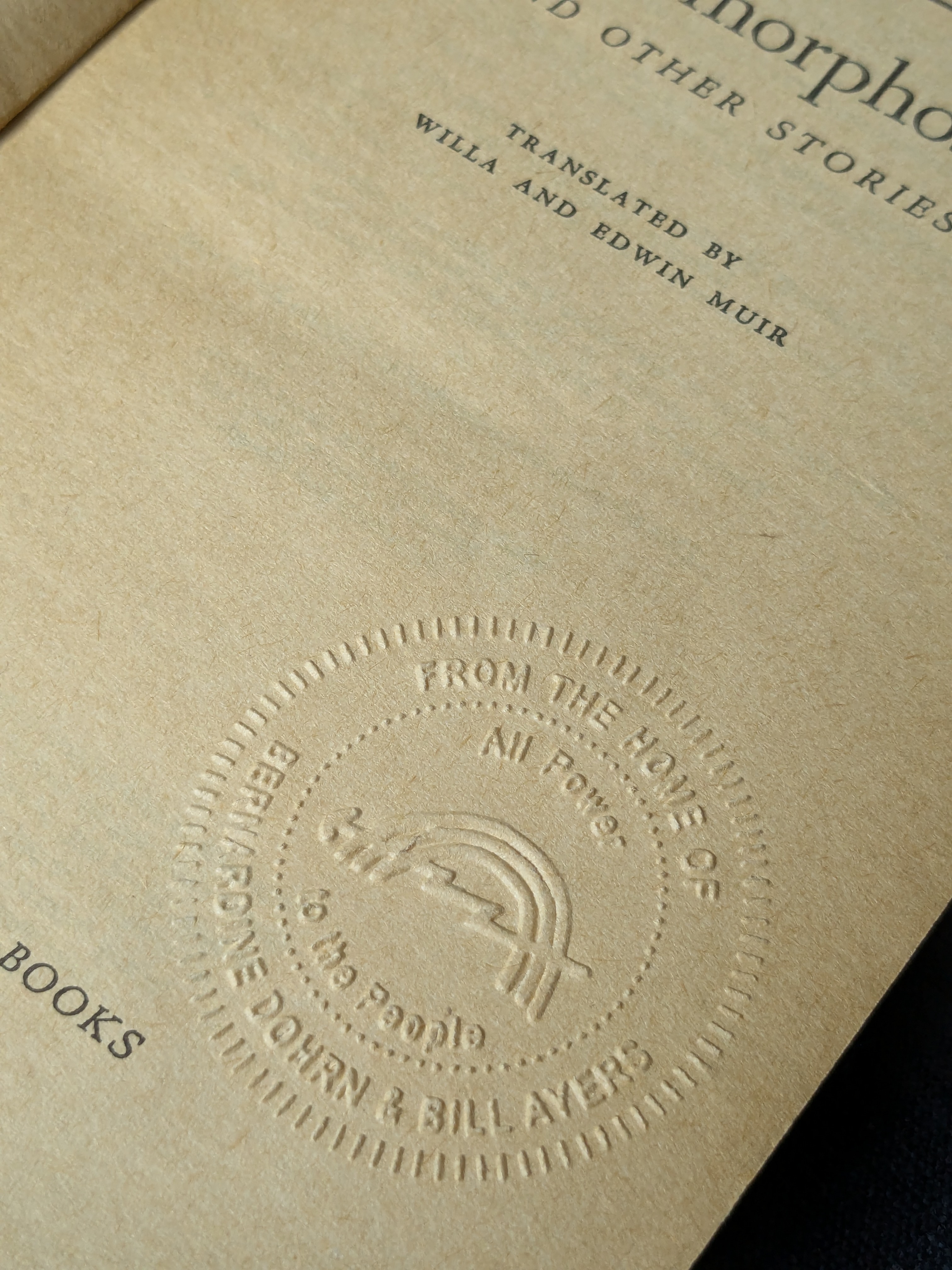 Metamorphosis and Other Stories by Franz Kafka - Penguin Modern Classics (1961)