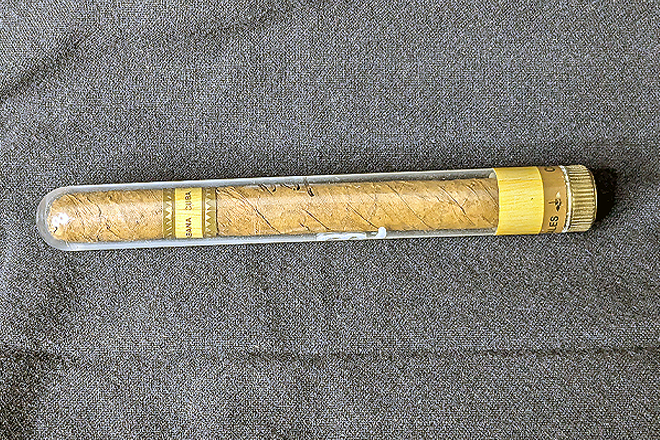 Guantanamera Cristales Cigar in Original Tube from Bill Ayers’ Des
