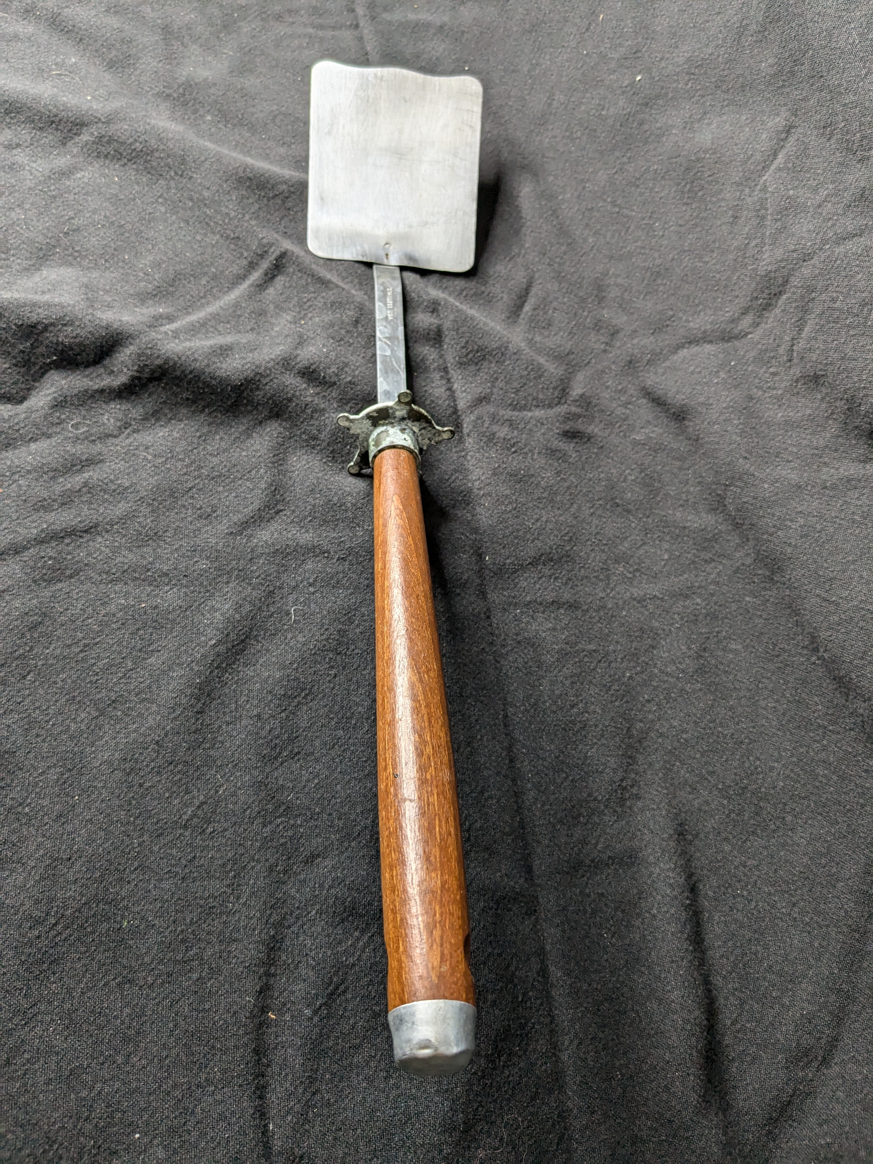Vintage Wooden Handle Metal Spatula from Bill Ayers’ Personal Collection