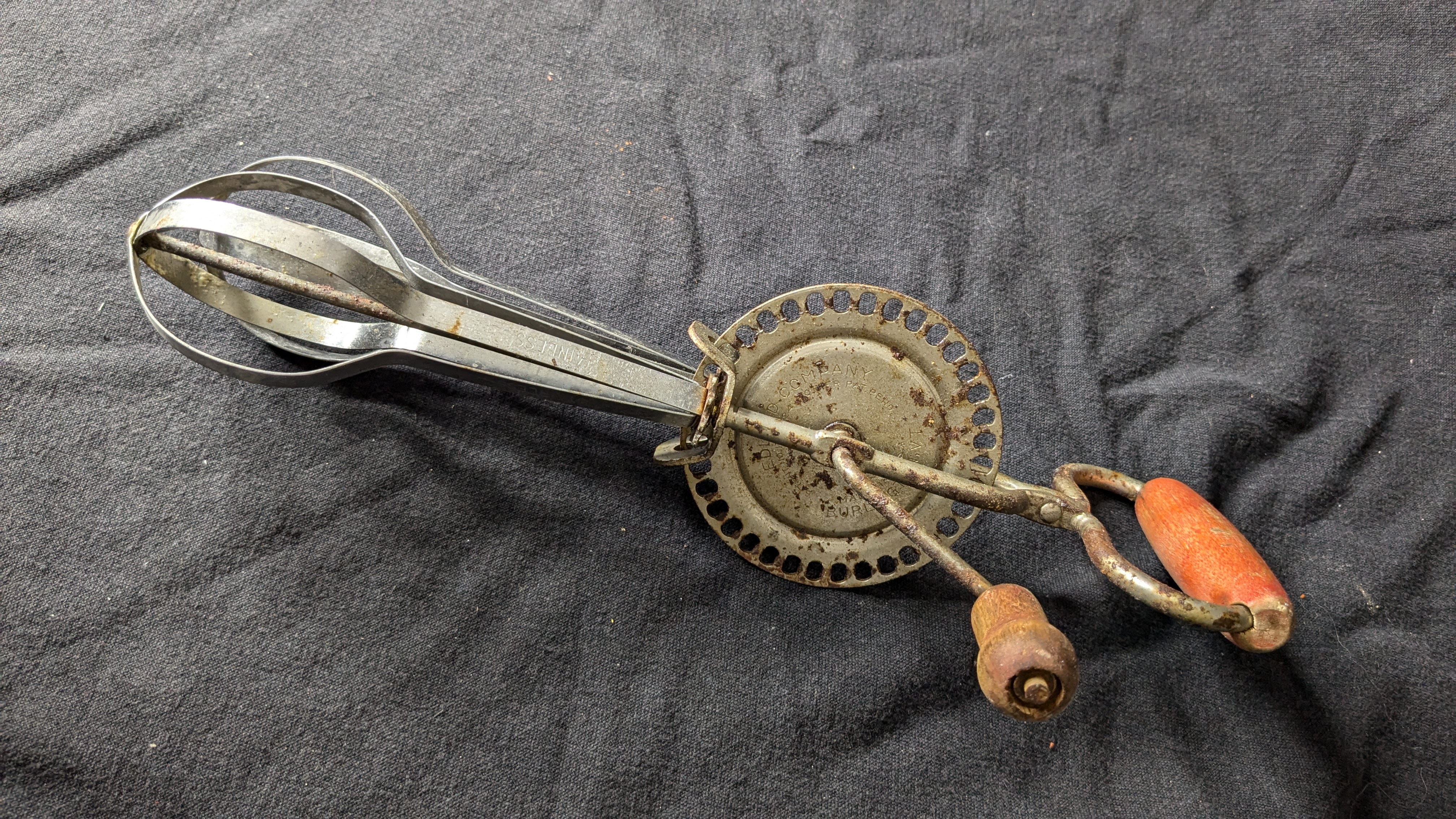 Hand-Crank Egg Beater / Mixer –  – From the Personal Collection of Bill Ayers & Bernardine Dohrn