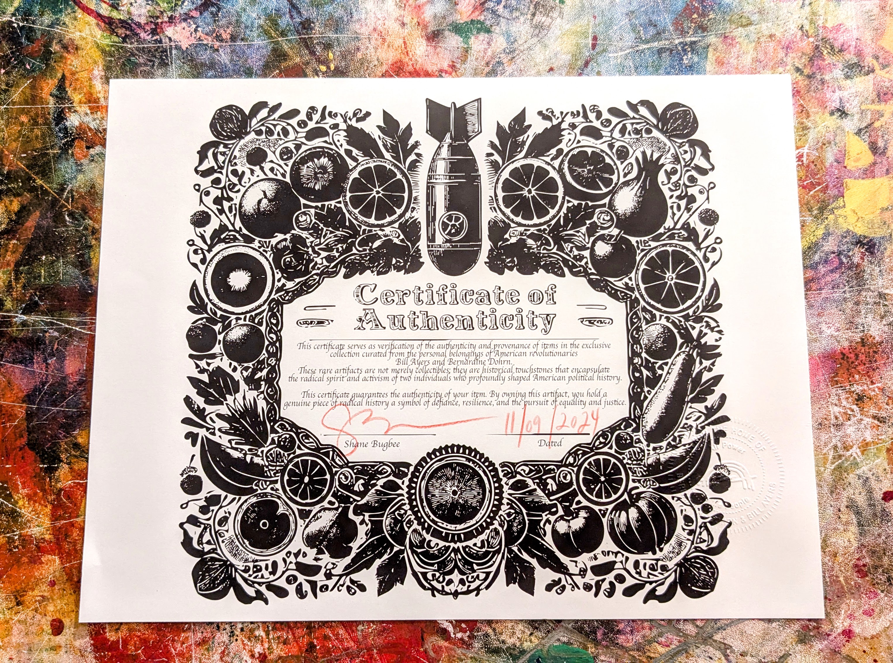 Bill Ayers' Professor’s Cap