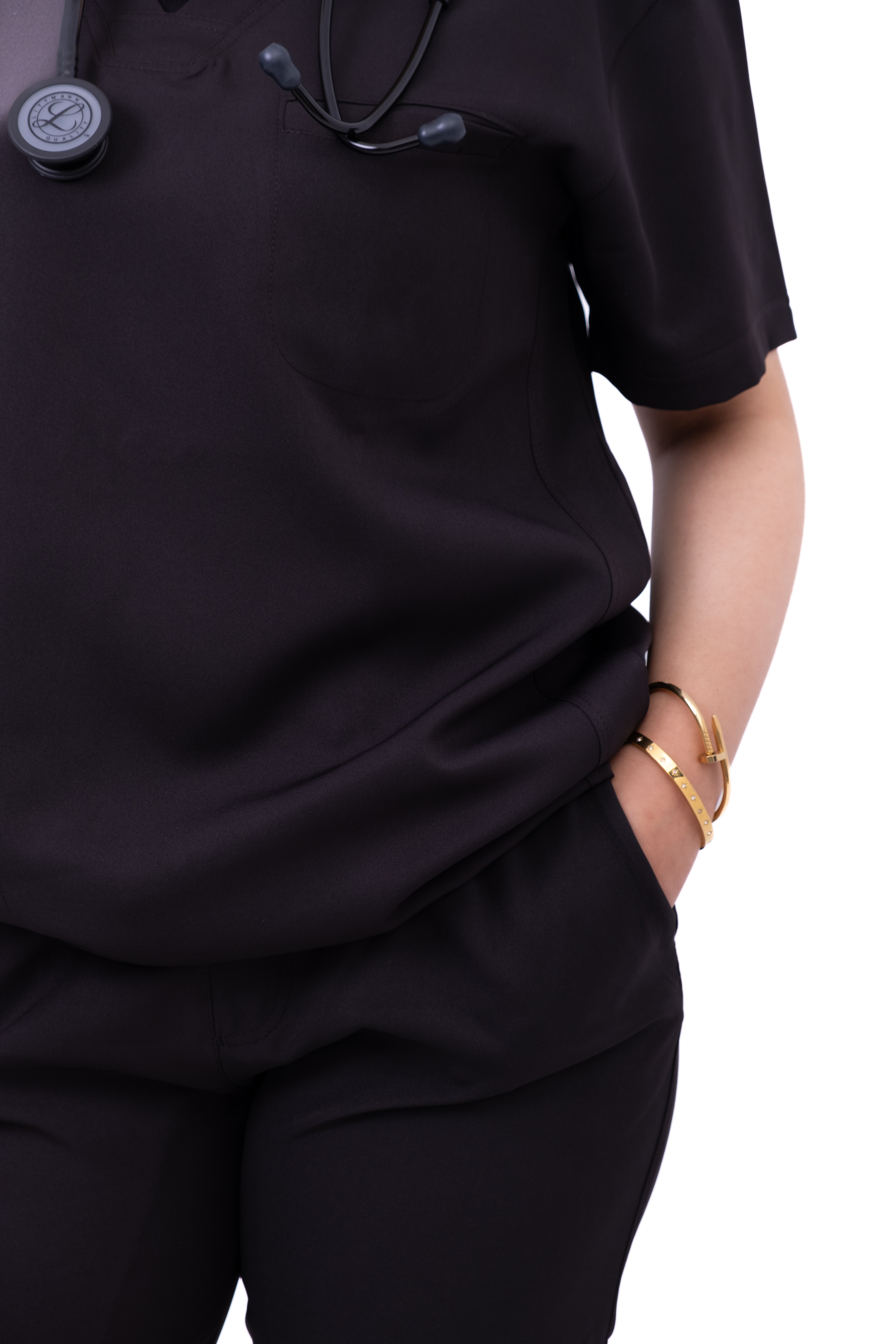 Women’s Black Medical Scrub