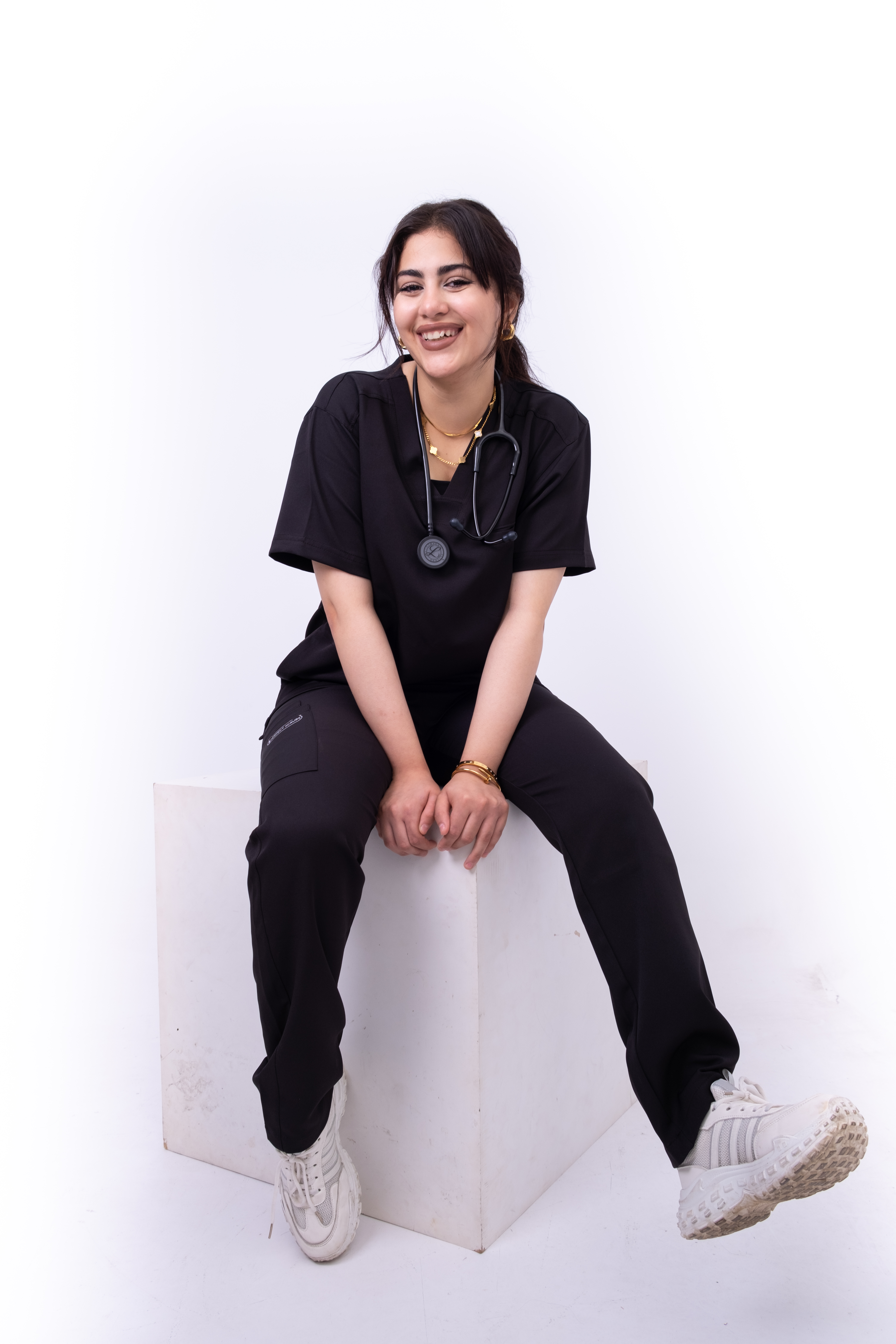 Women’s Black Medical Scrub