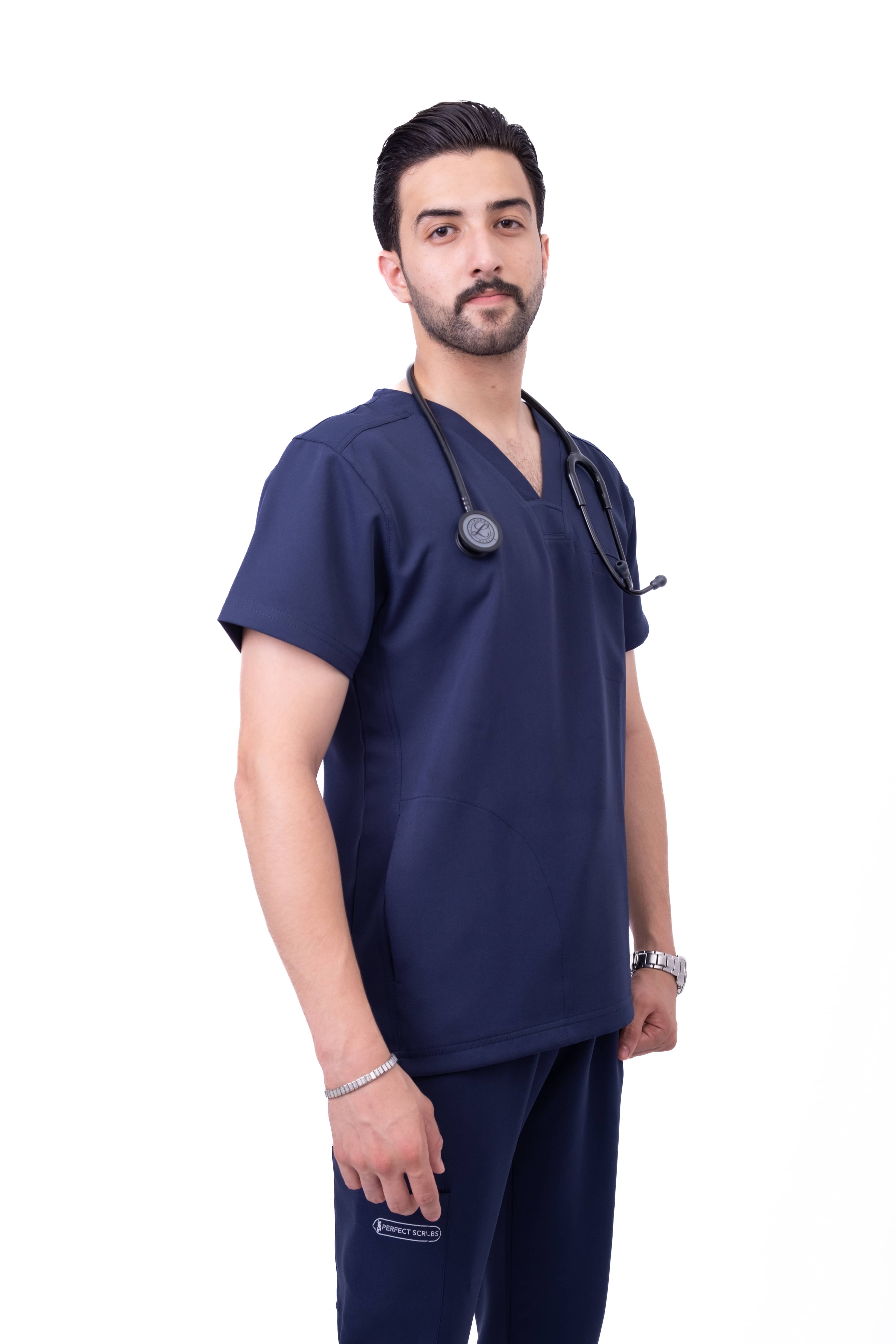 Men’s Navy blue Medical Scrub Set