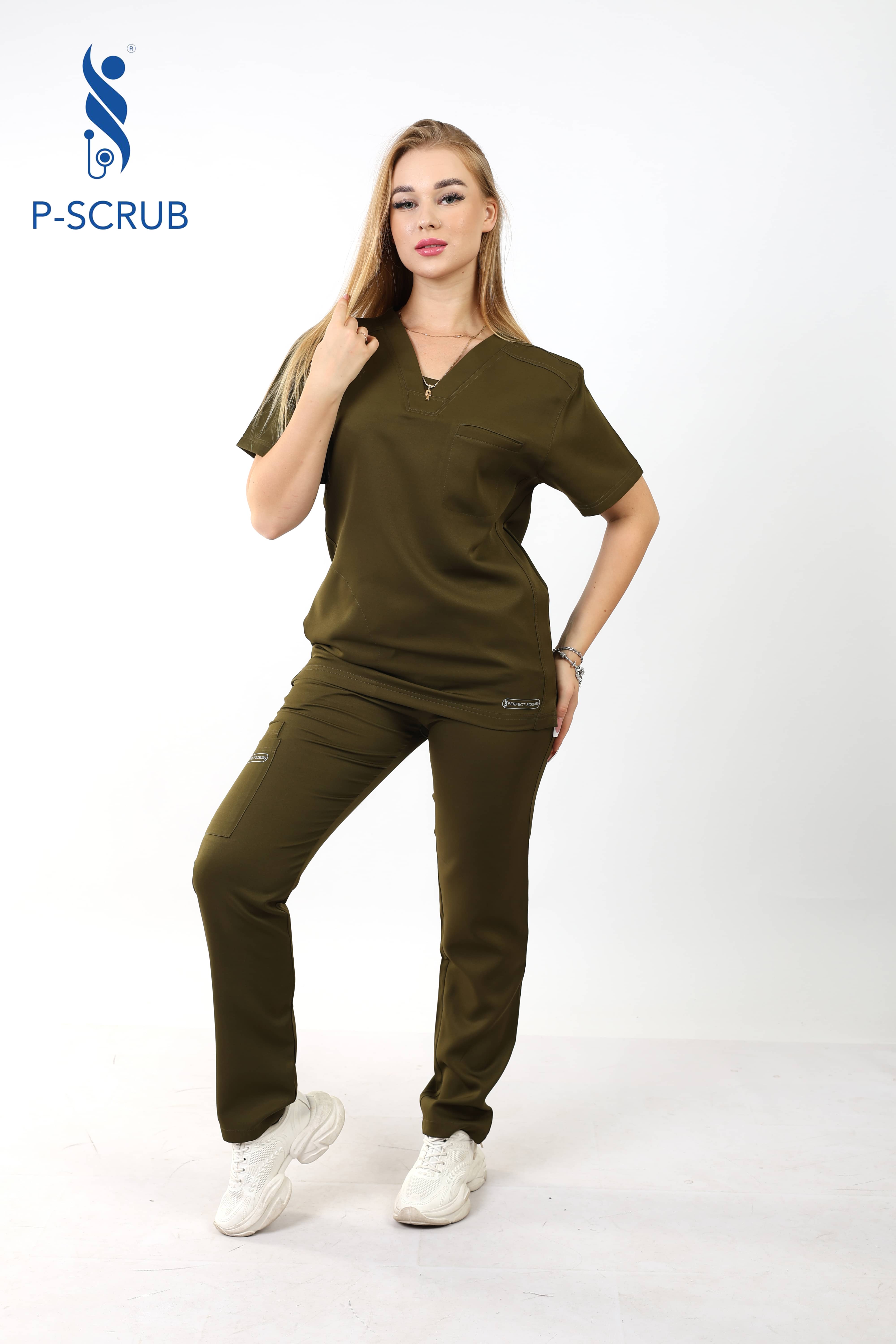 Women’s Olive Green Medical Scrub