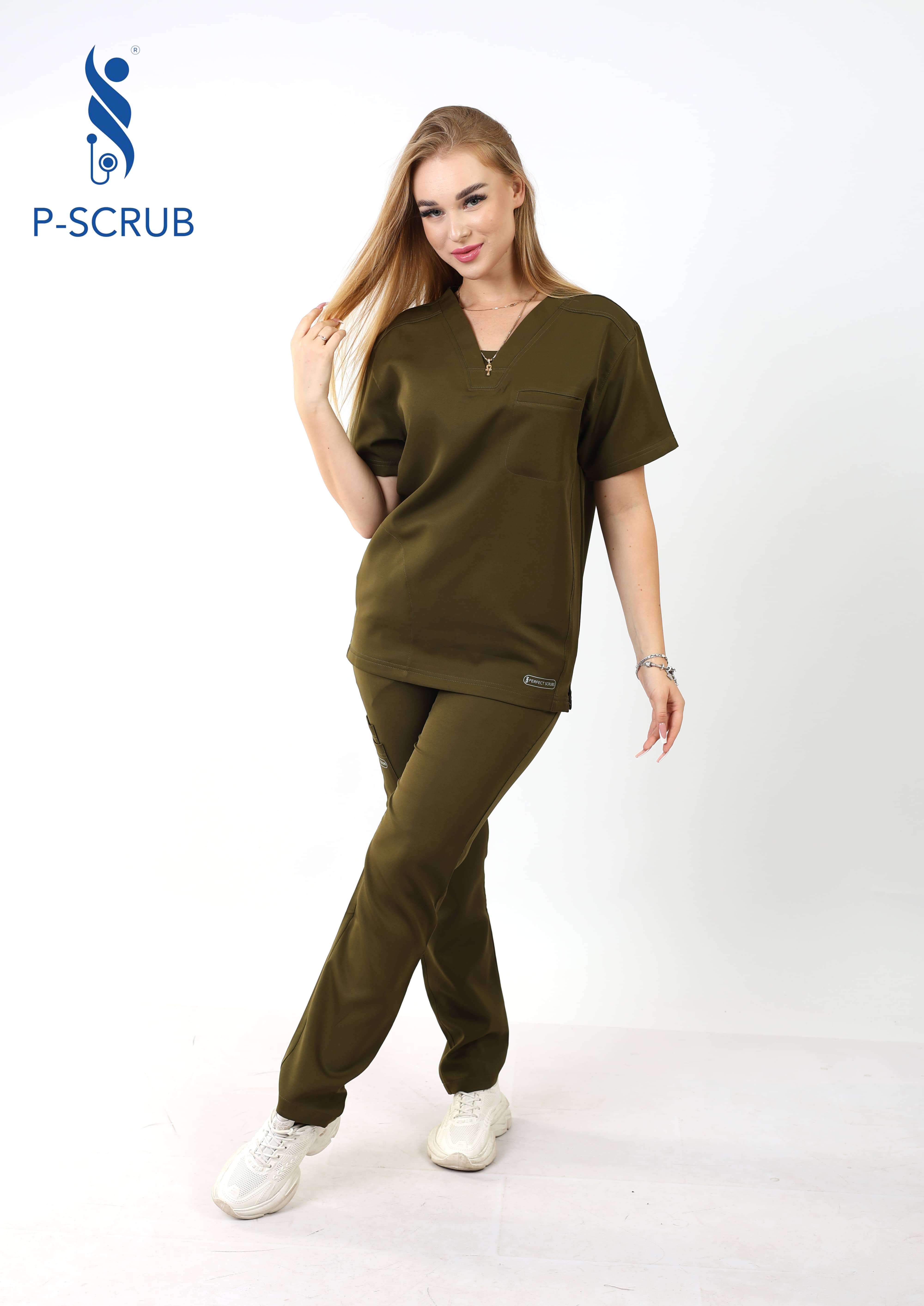 Women’s Olive Green Medical Scrub