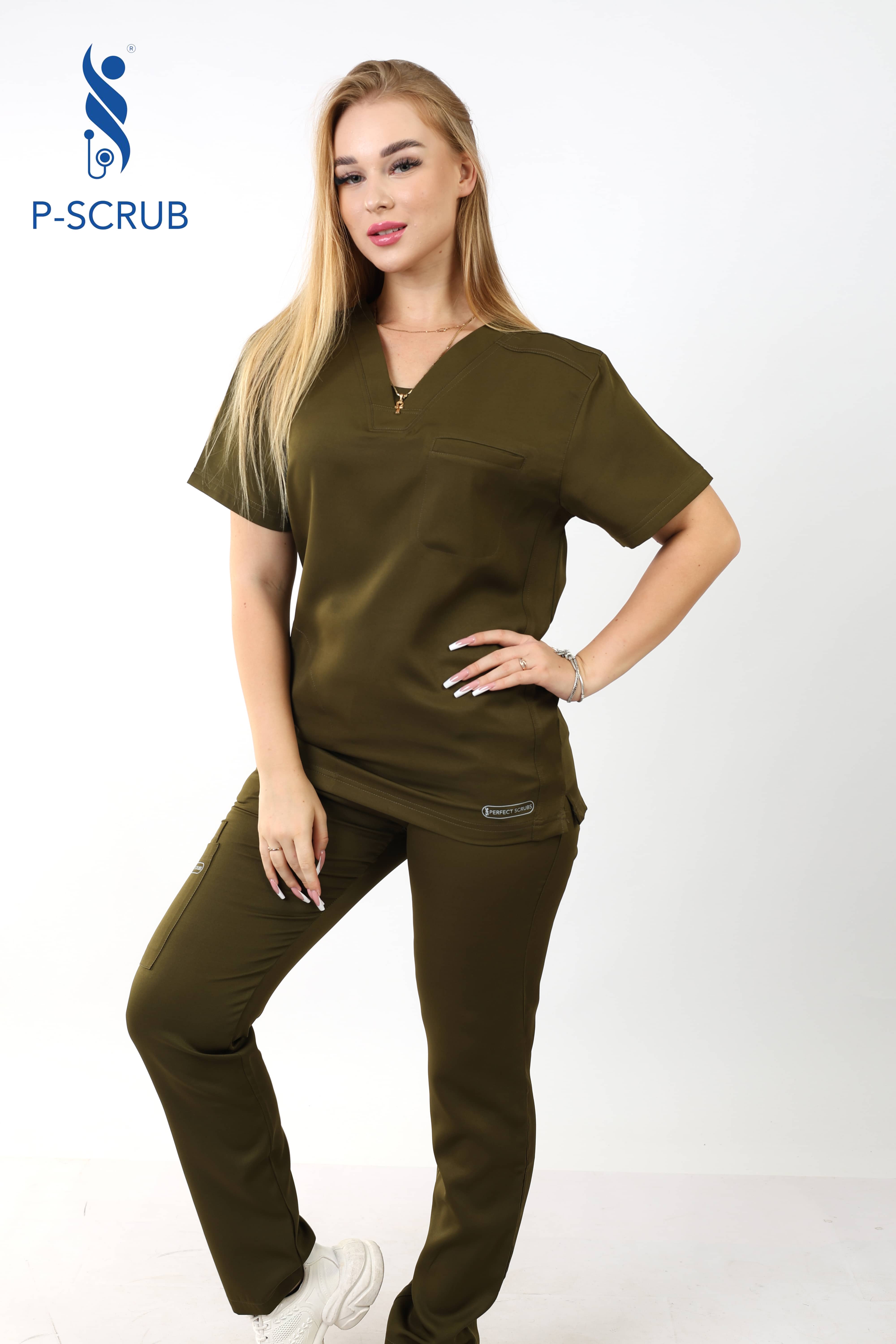 Women’s Olive Green Medical Scrub