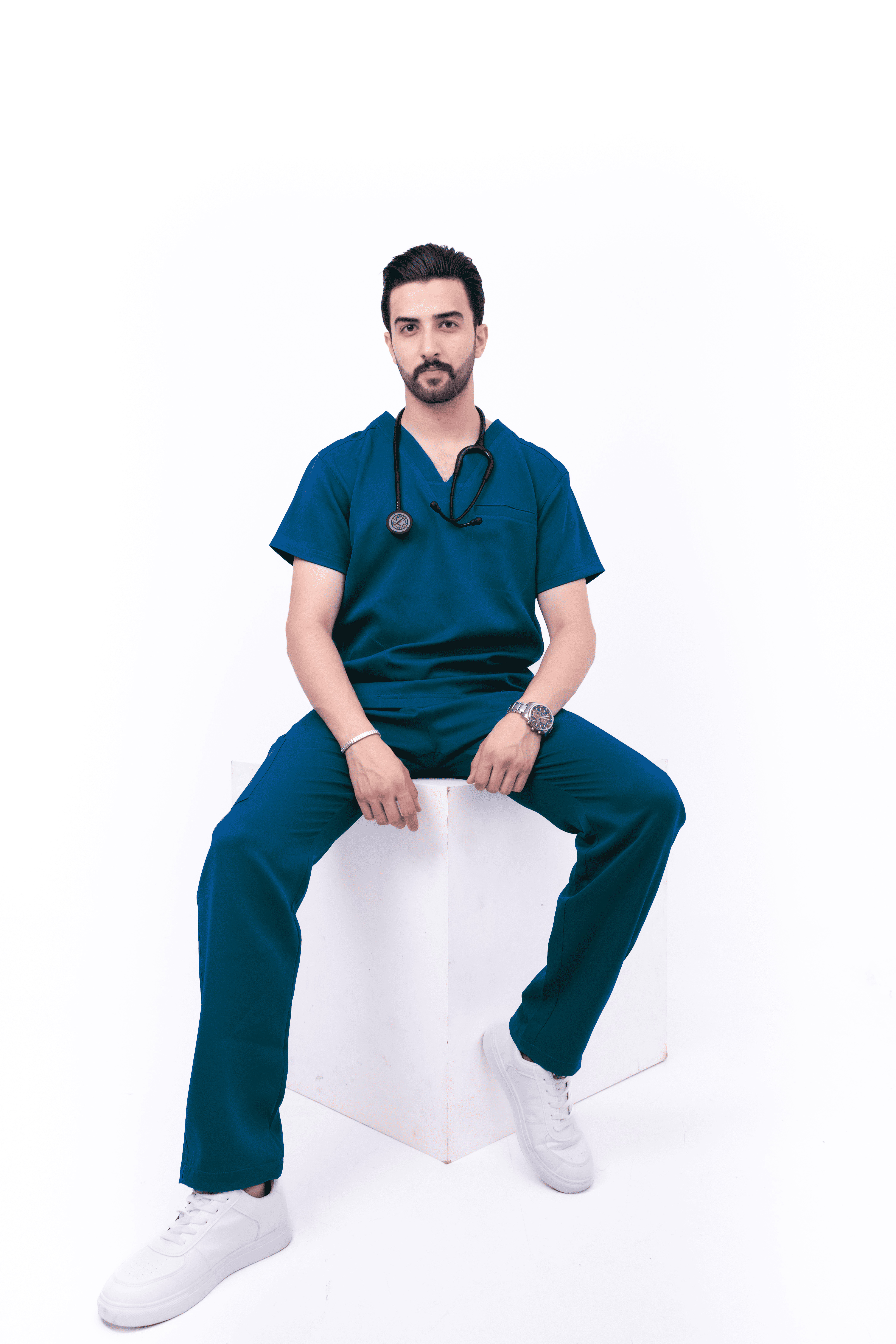 Men’s Teal Medical Scrub Set