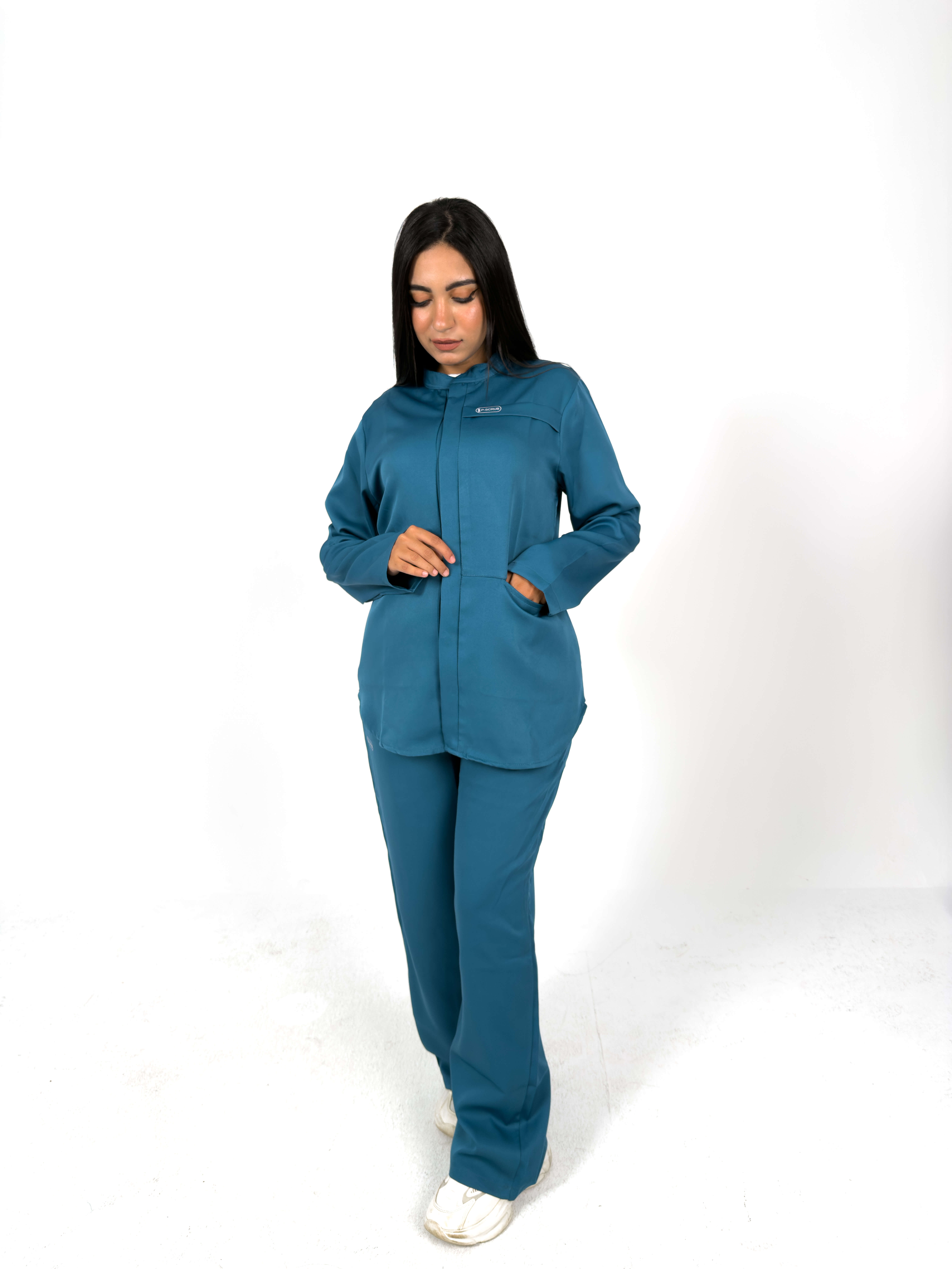 Indego Long Sleeve Medical Scrub Set