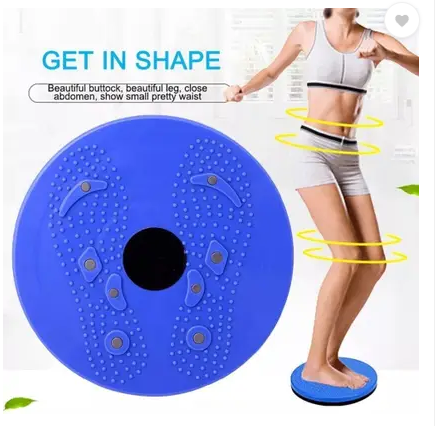 Manogyam Acupressure Twister (Pyramids n Magnets) Ab Exerciser (Blue)