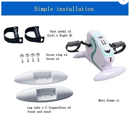 Ats Motorized Electric Bike Pedal Exerciser for Arm/Leg Exercise Cycling Trainer Mini Pedal Exerciser Cycle