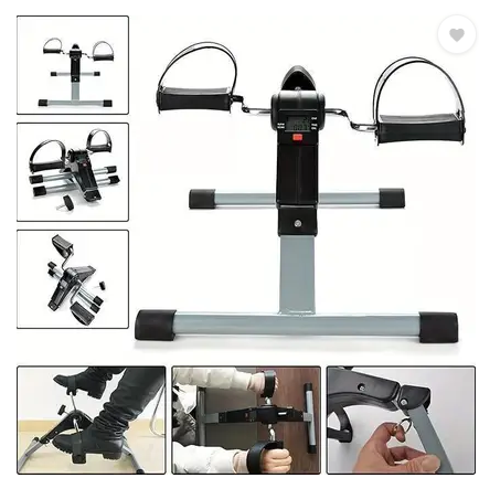 GlobalFlex Global Flex MINI Mini Cycle Pedal Exerciser with Adjustable Resistance Mini Pedal Exerciser Cycle