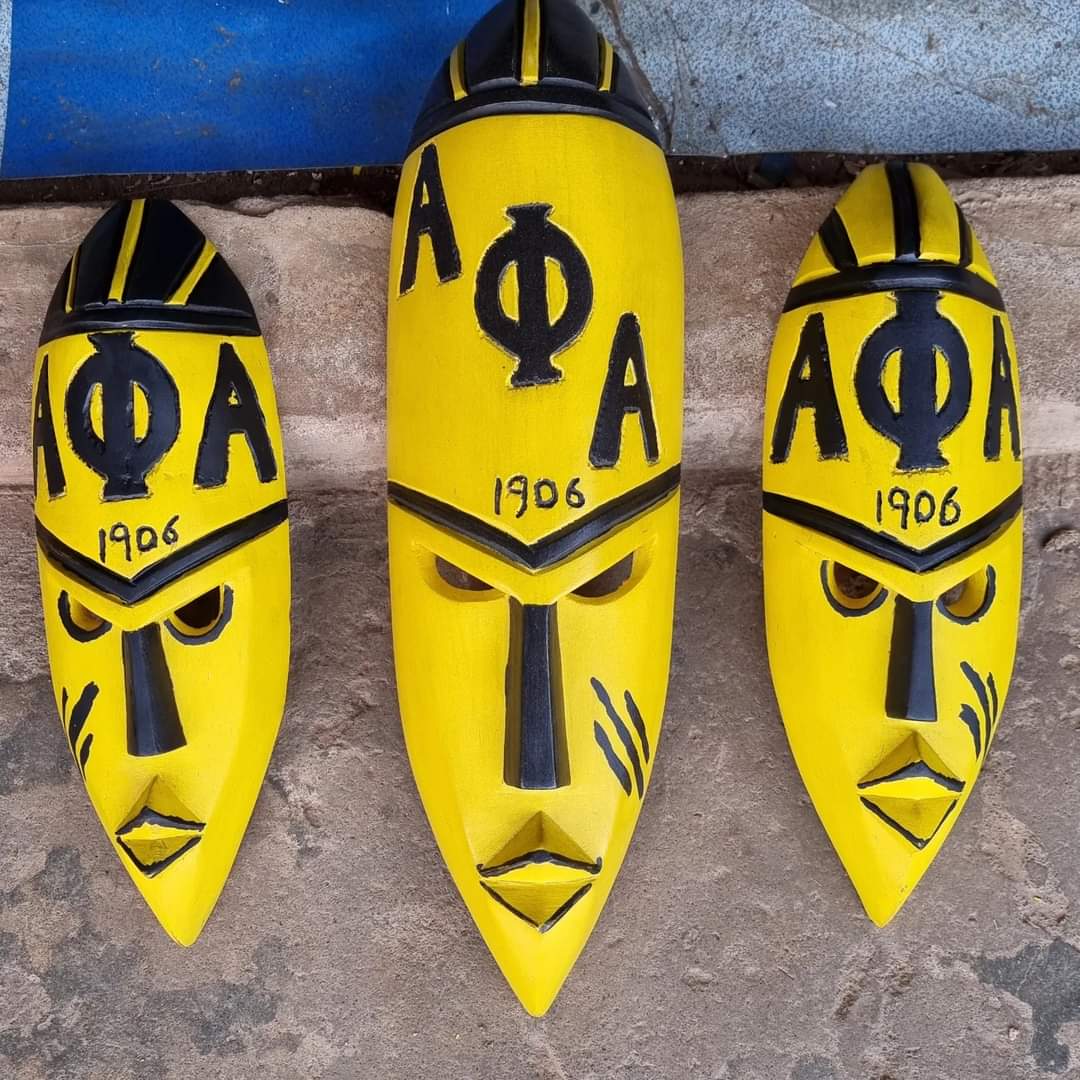 Alpha Phi Alpha Handcrafted Masks