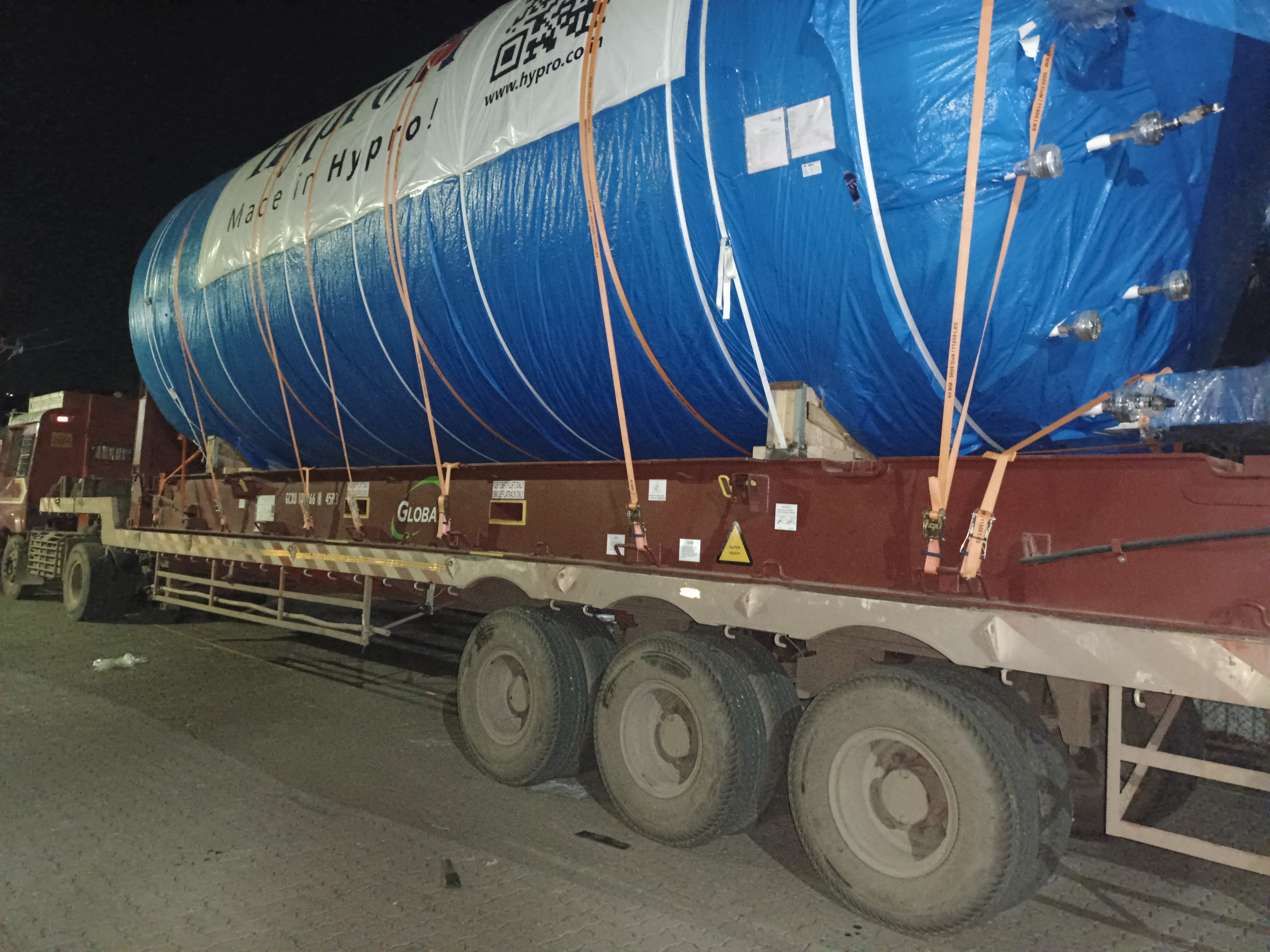 Flat Rack Container Lashing & Choking Service