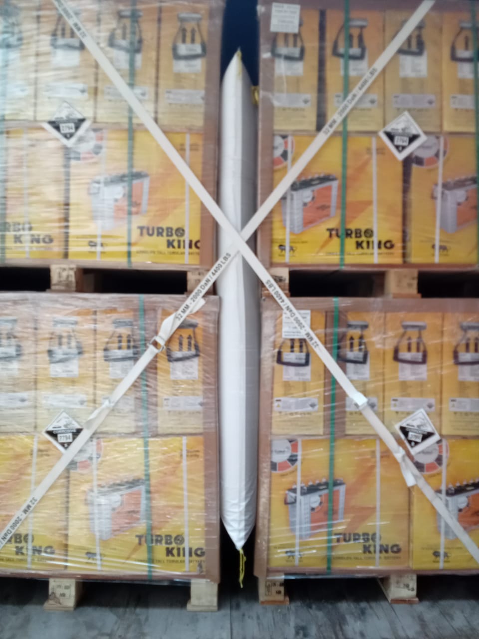 Export Container Air Bag Lashing Service