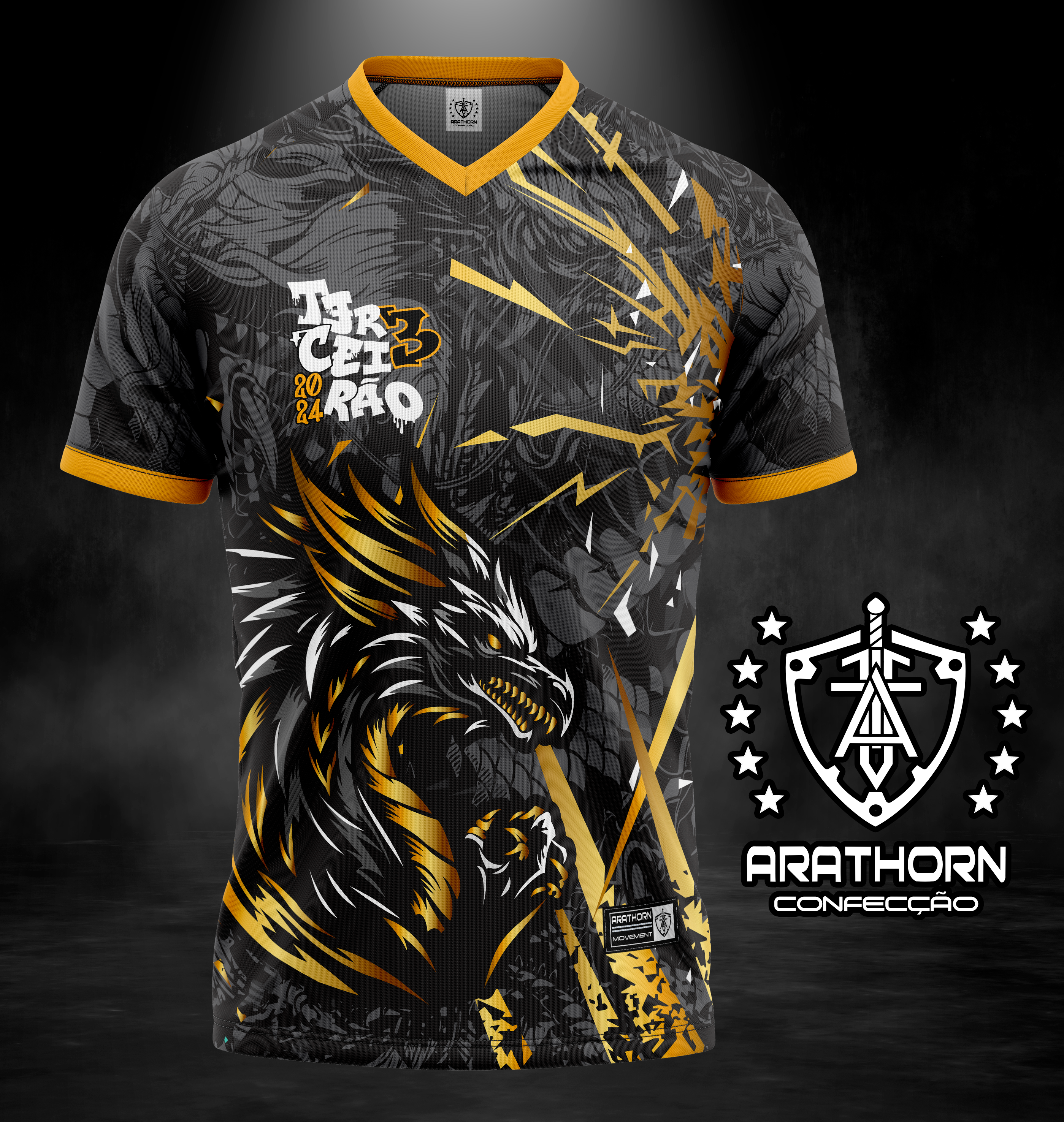 Camiseta Terceirão Gold Dragon