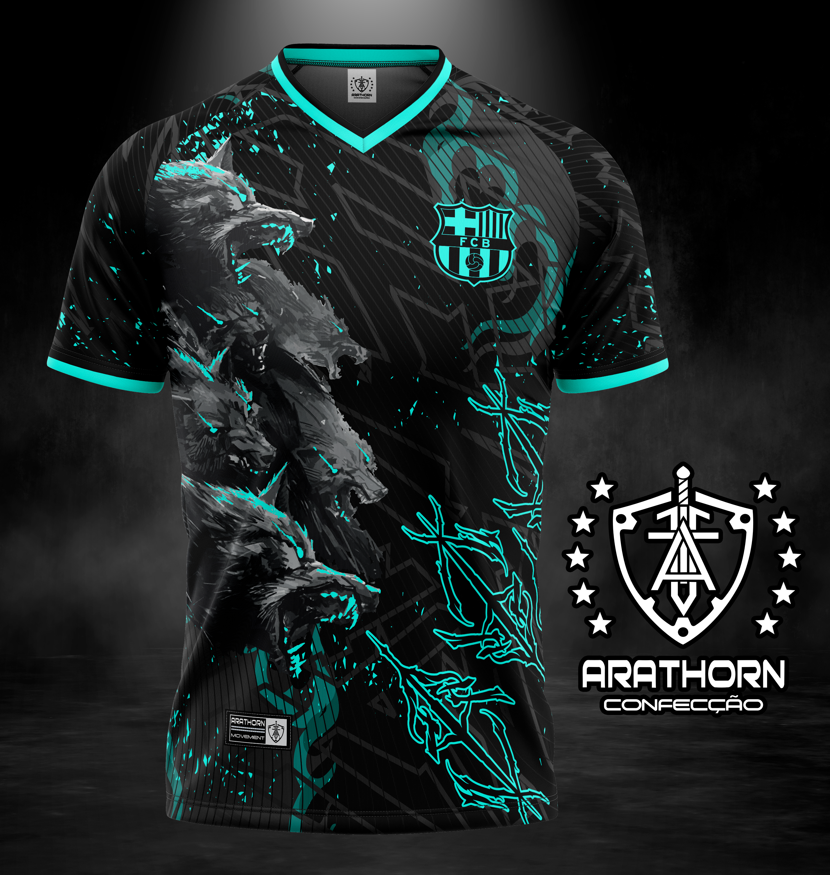 Camiseta Terceirão Green Wolves