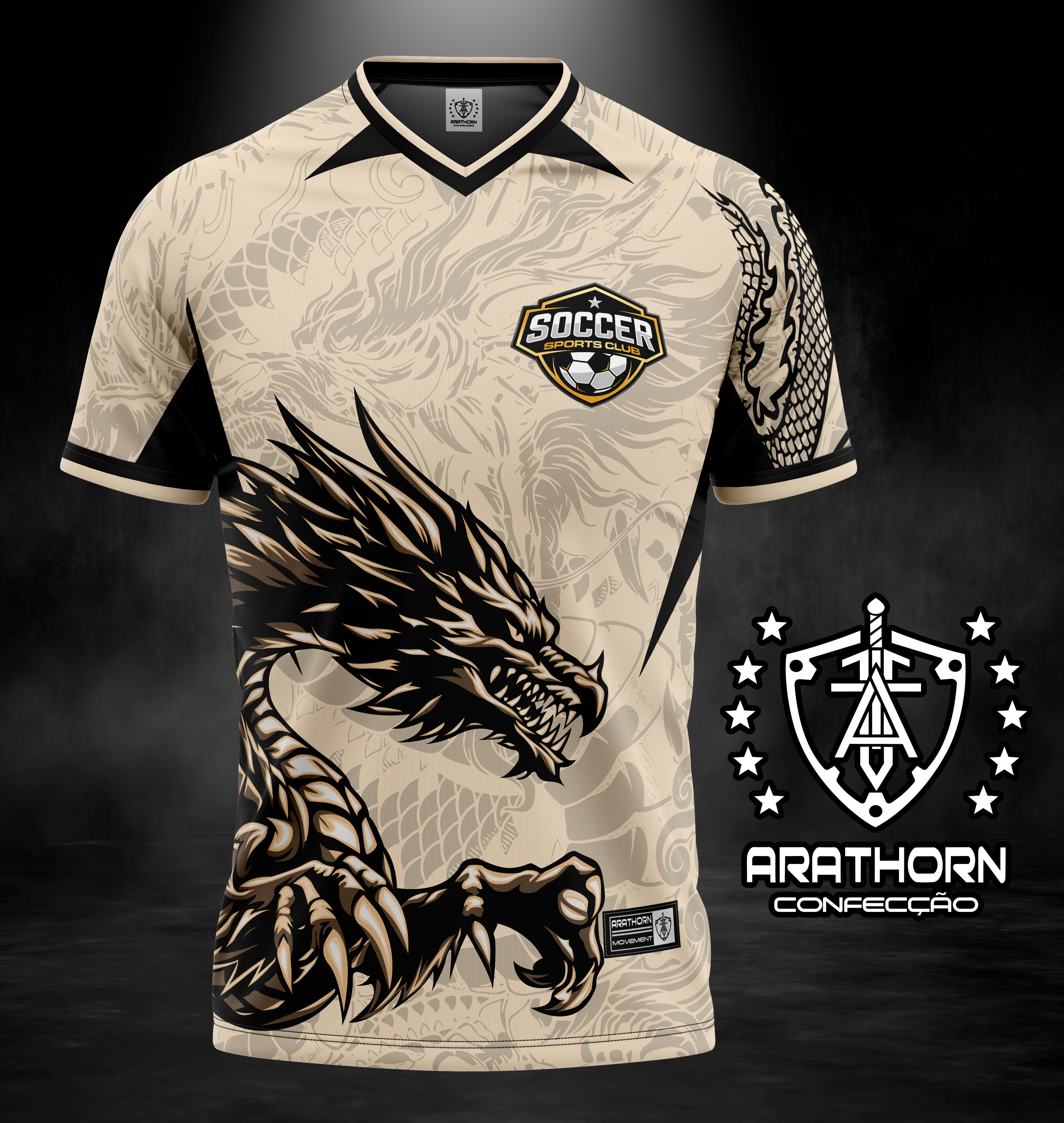 Camiseta Terceirão Brown Dragon