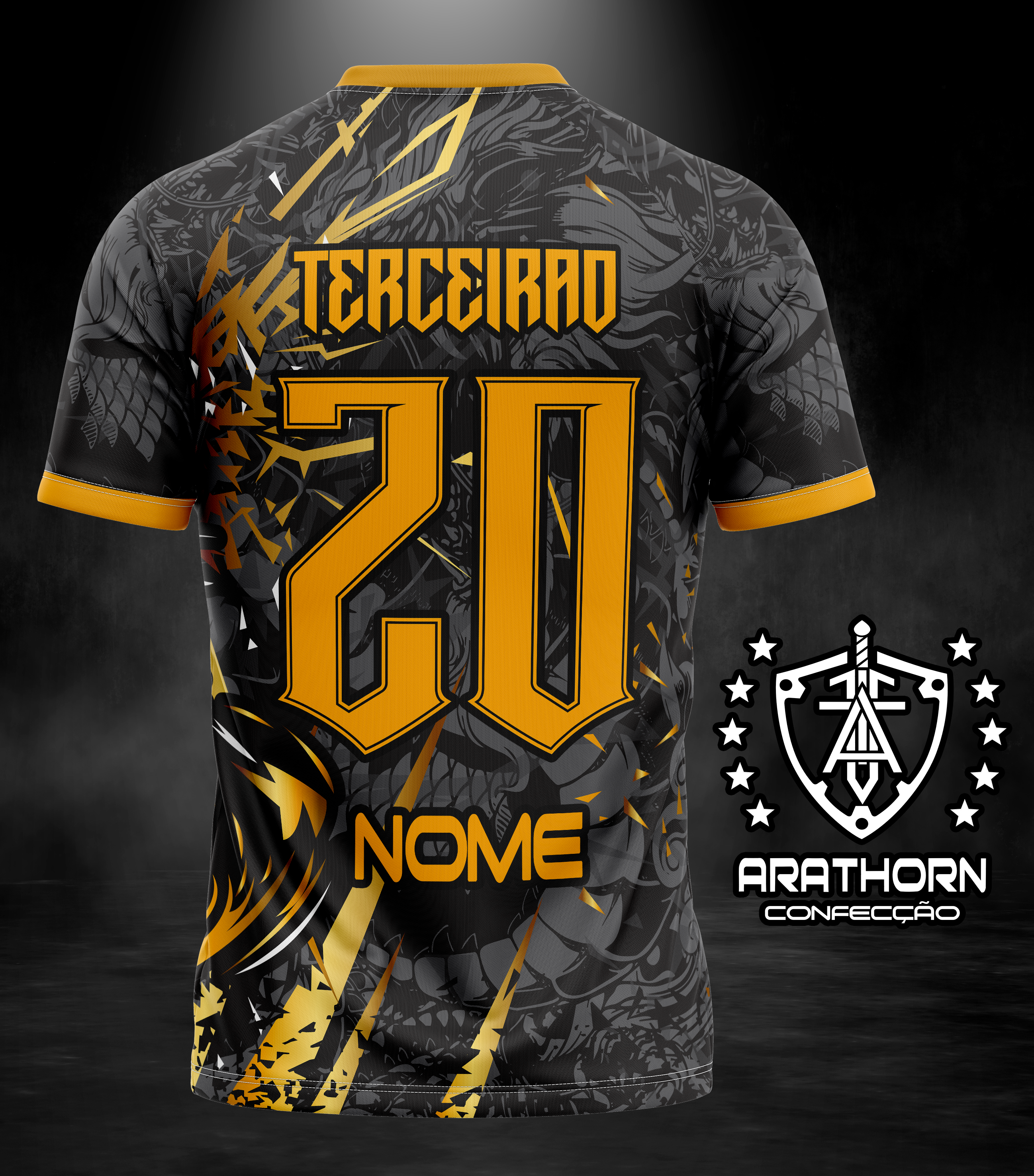 Camiseta Terceirão Gold Dragon