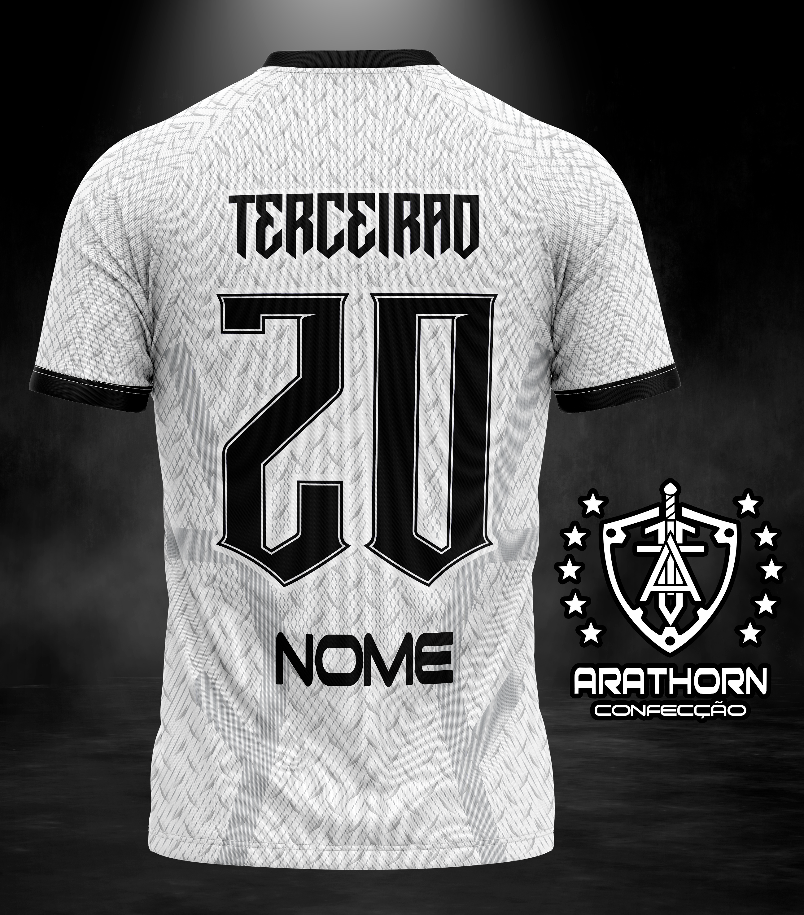 Camiseta Terceirão Green White Dragon