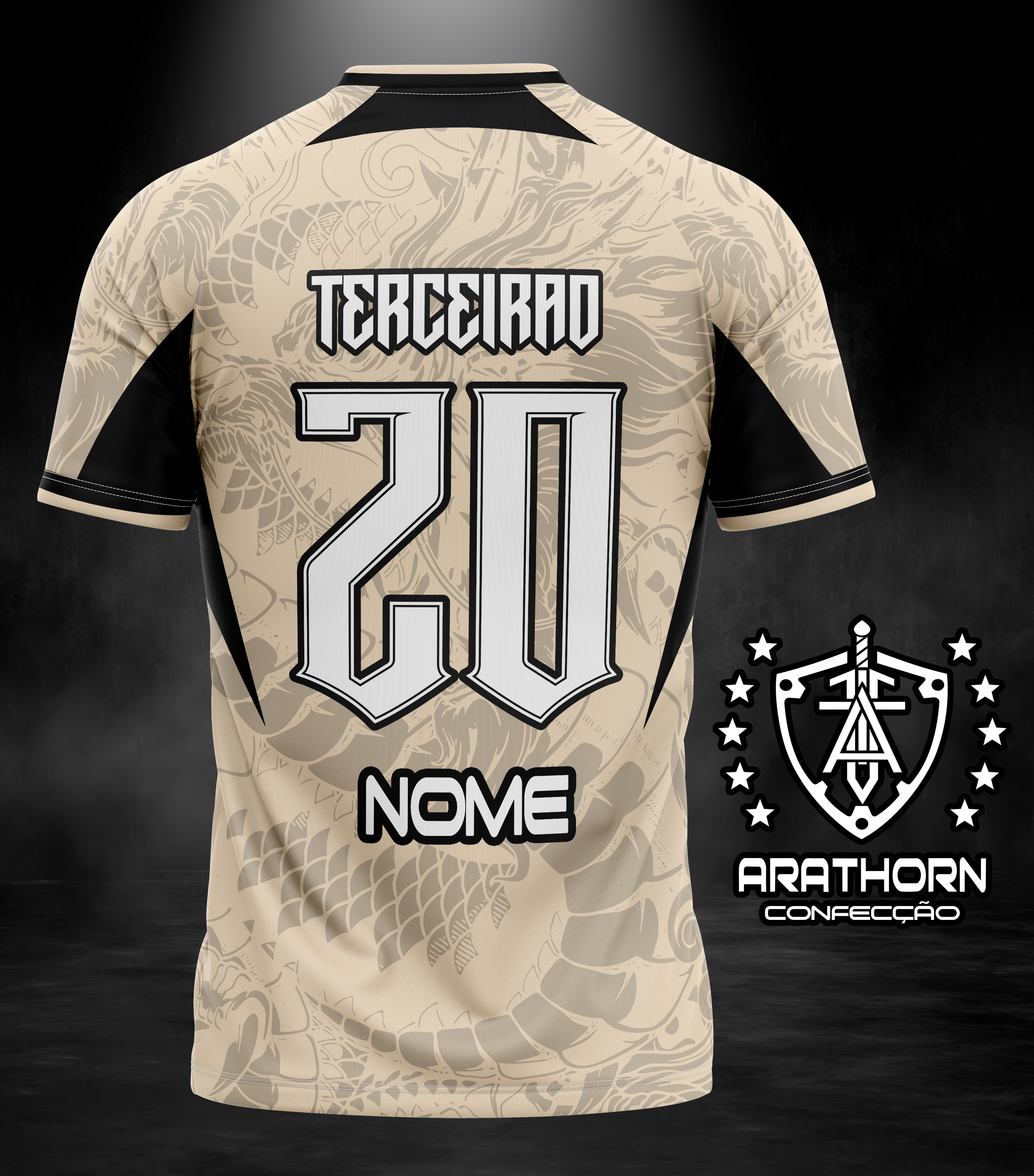 Camiseta Terceirão Brown Dragon