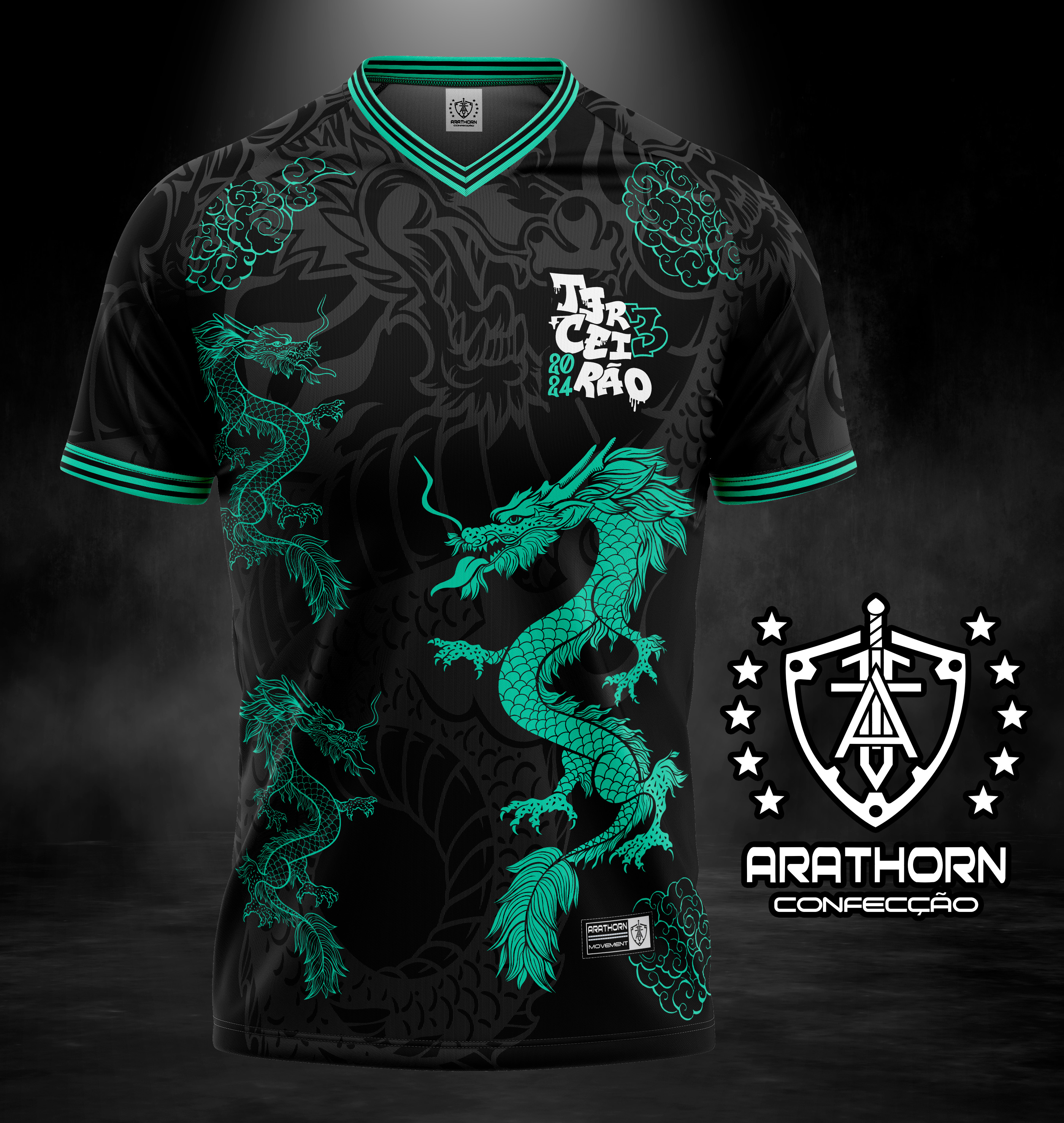 Camiseta Terceirão Green Green Dragon