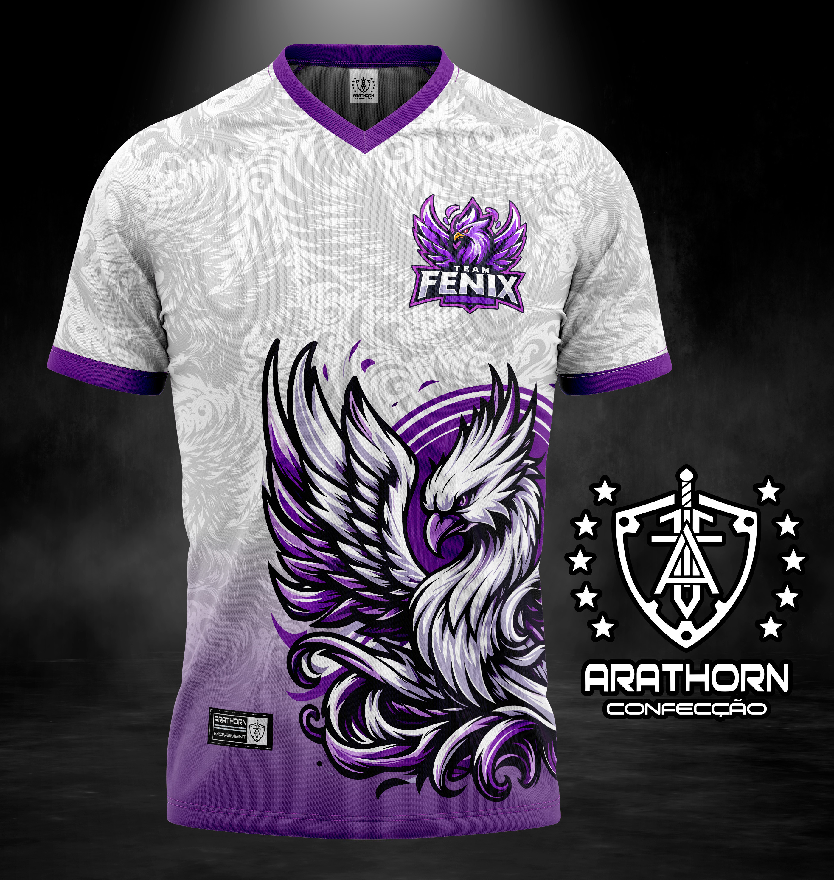 Camiseta terceirão Interclasses Violet Fênix