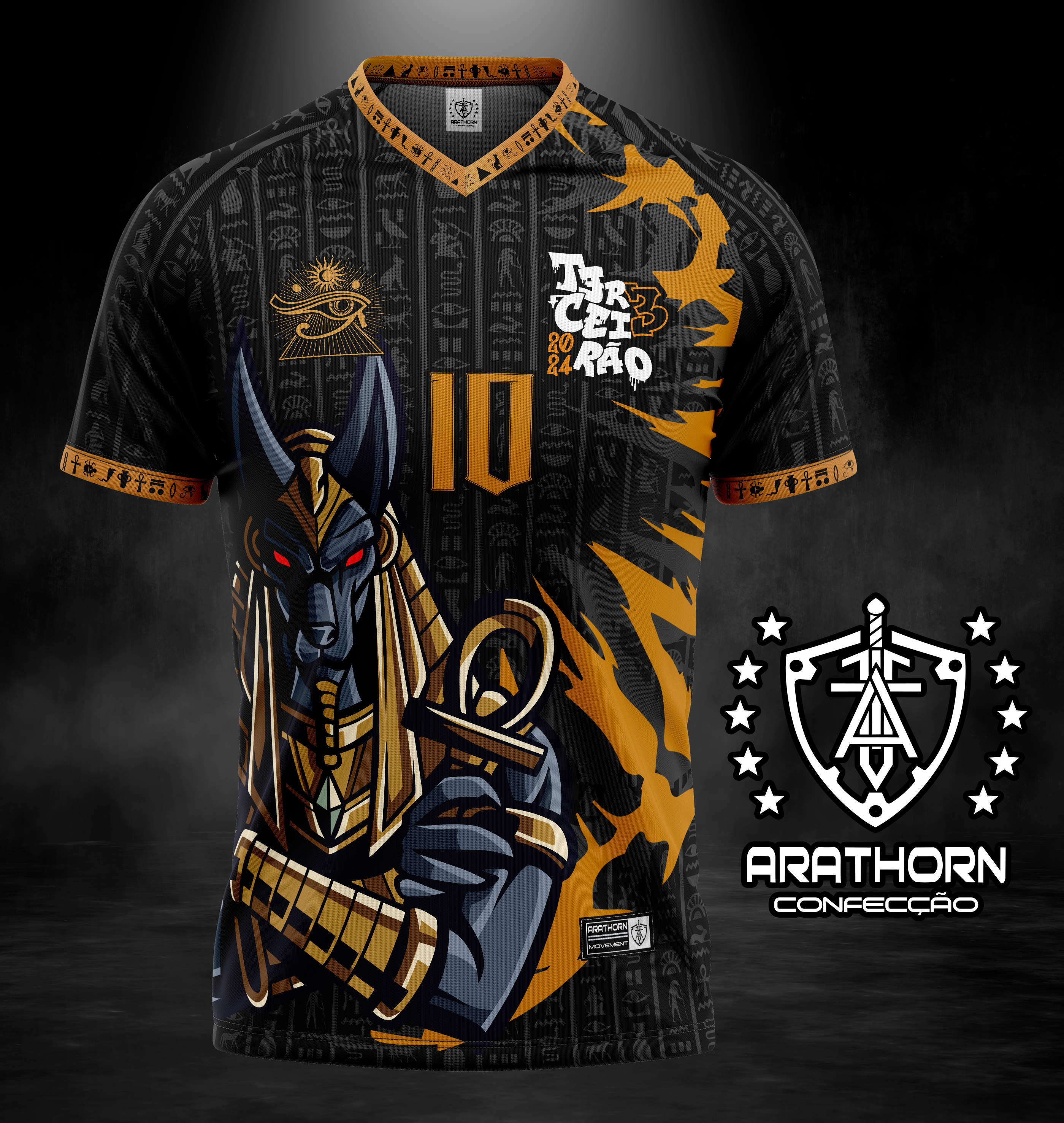 Camiseta Terceirão Interclasses Black Anubis
