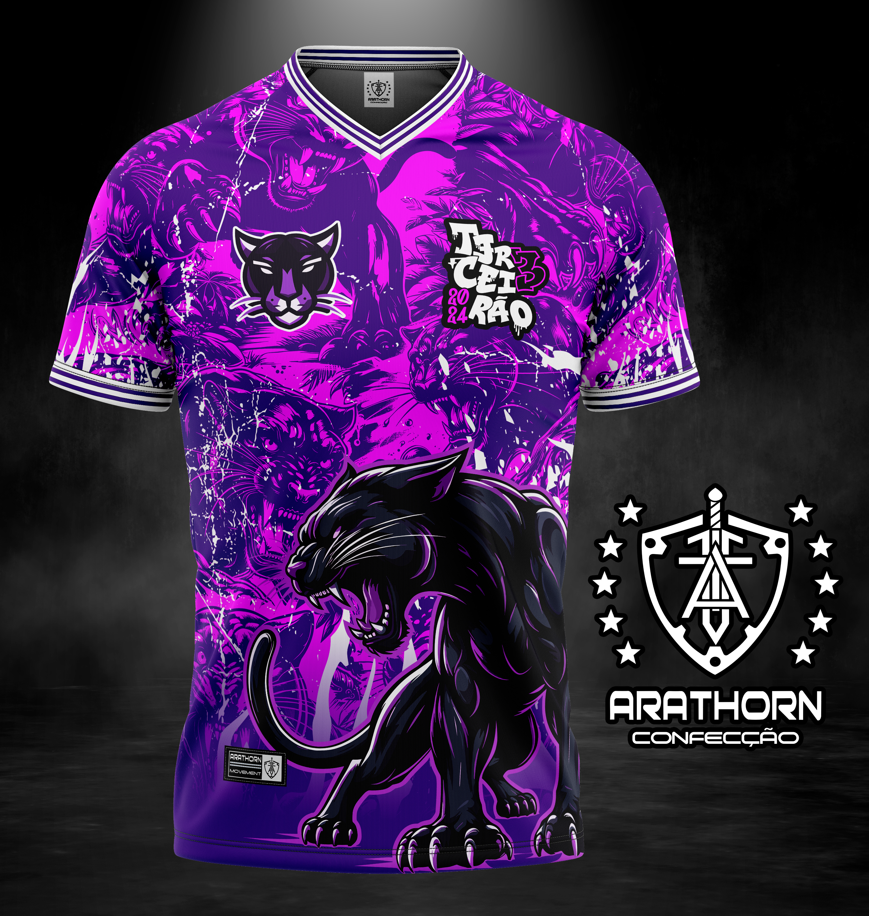 Camiseta Terceirão Black Phanter