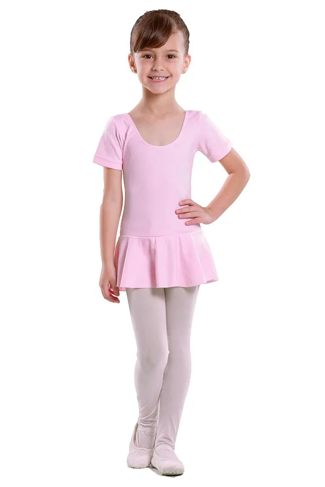 Collant com saia para ballet