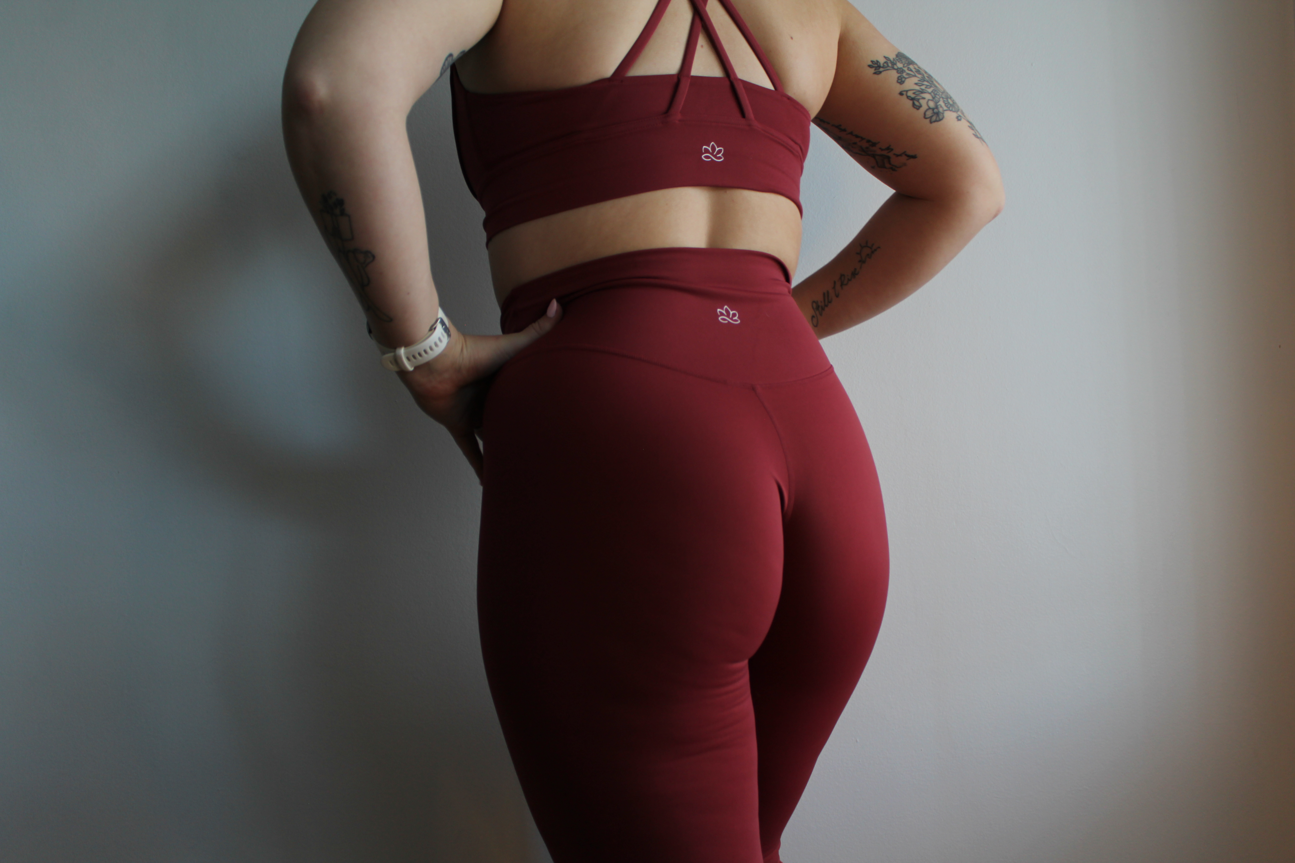 Blossom Bra - Wine Red