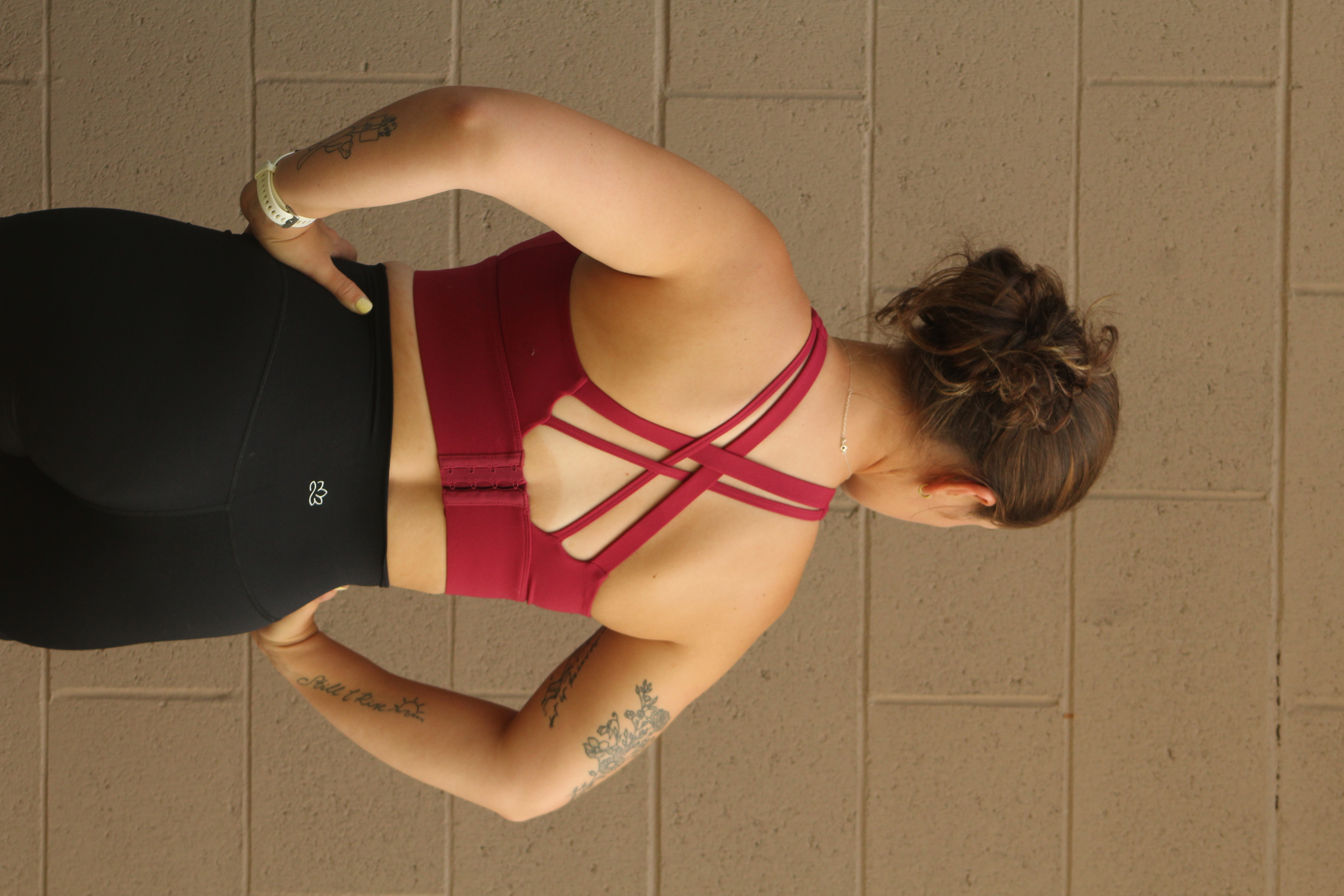 Bloom Bra - Wine Red