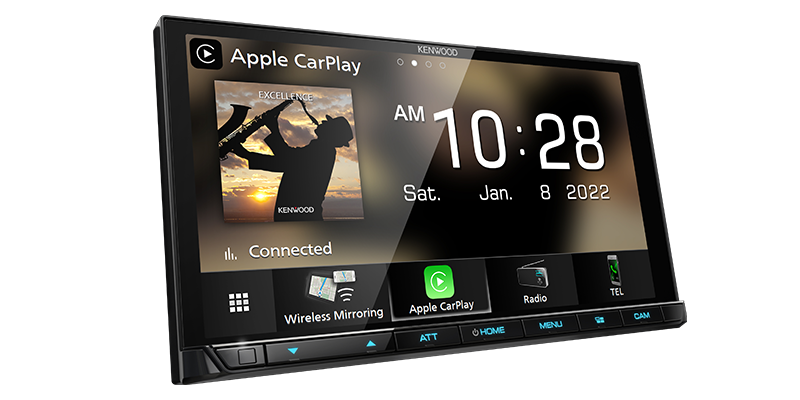 Kenwood DMX9021S Wireless CarPlay & Android Auto Monitor with Built-In Receiver Idatalink Maestro Compatible