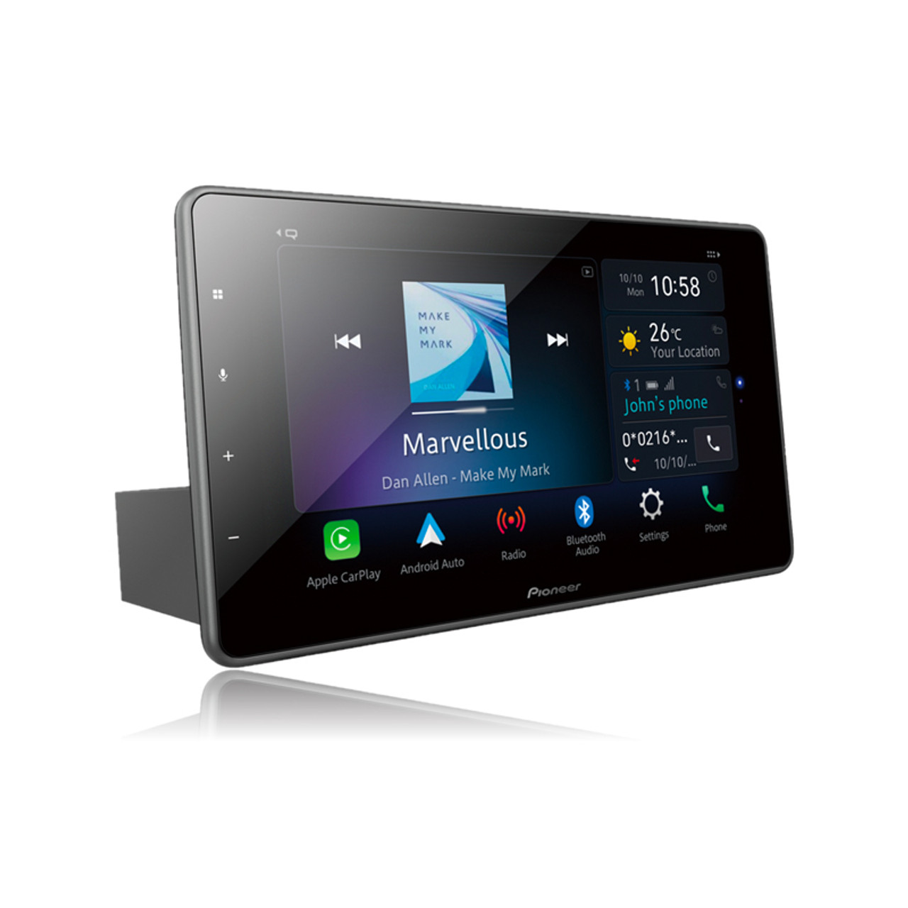 Pioneer DMH-ZF8550BT 9" WSVGA Wireless Touch Screen Multimedia Player with Apple CarPlay & Android Auto