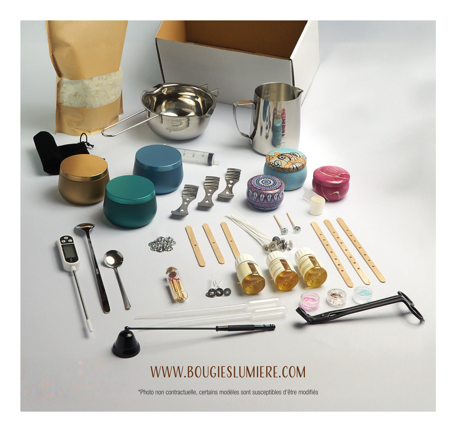 Kit Family DIY 6 Boîtes 3 parfums de Grasse