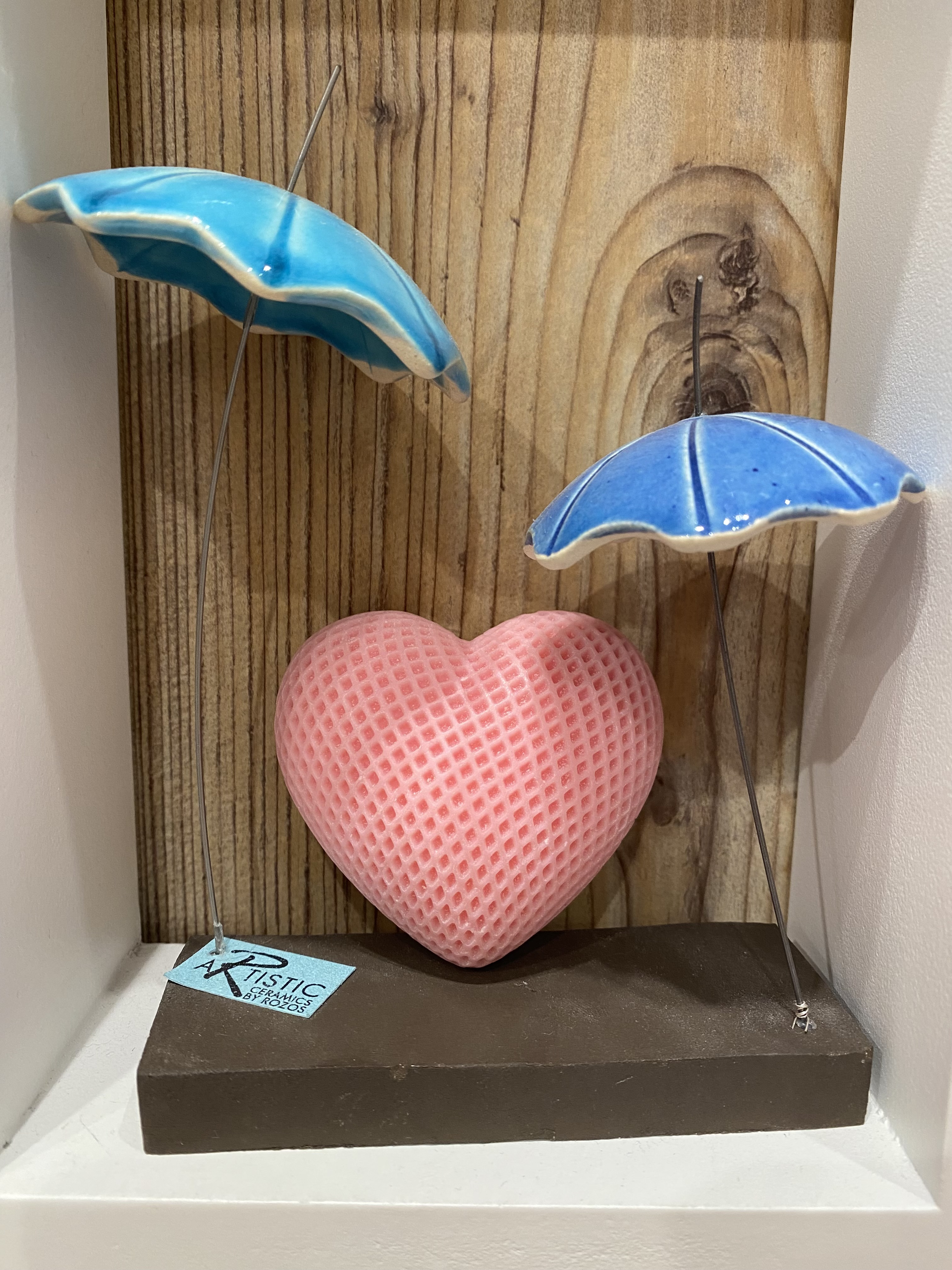 Décoration coeur ROSE