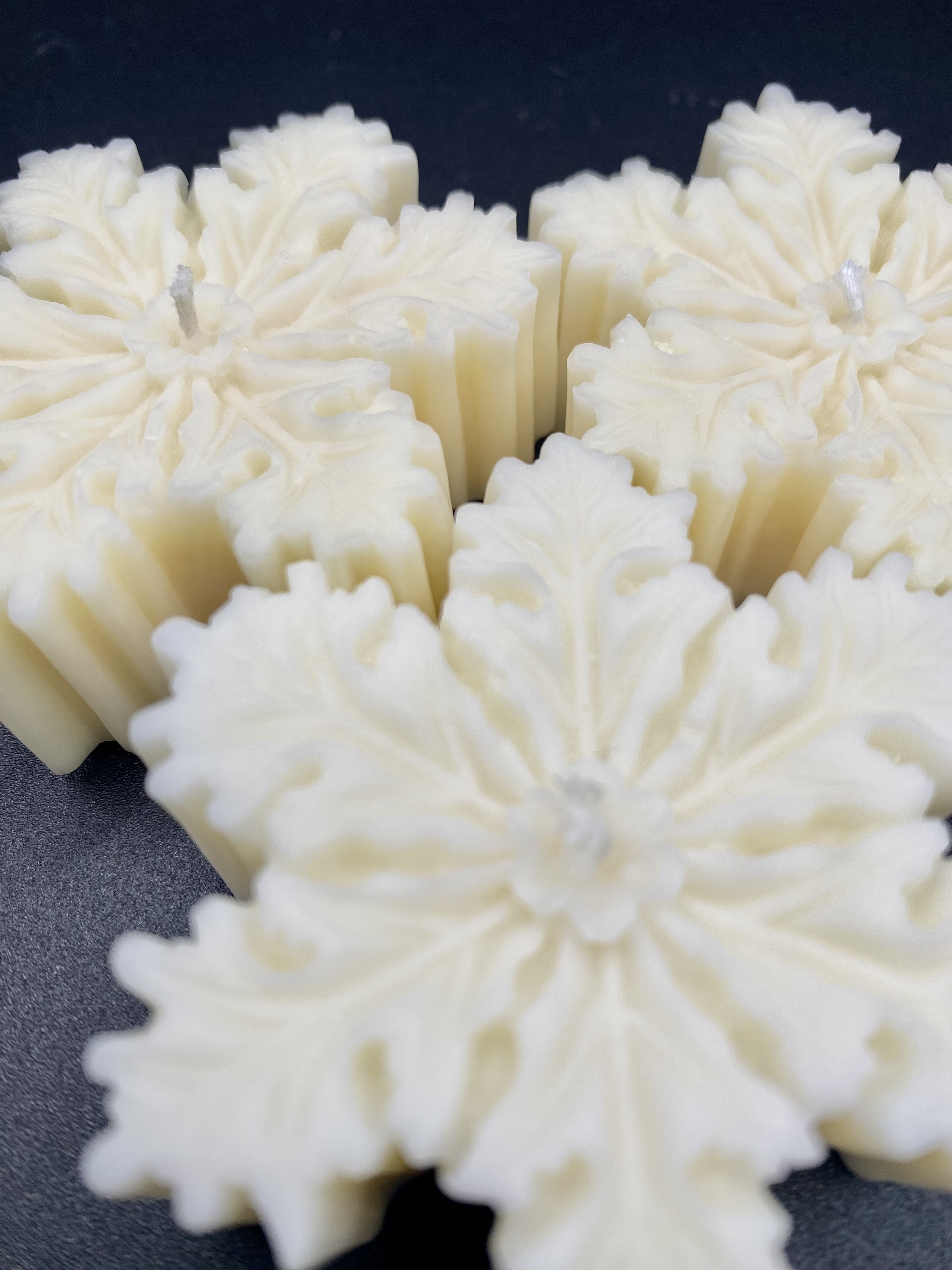 Bougie flocon de neige