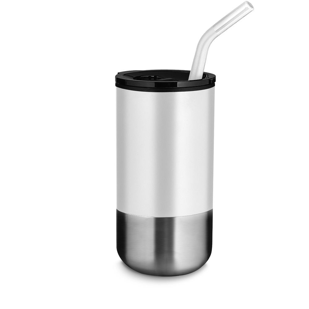 Copo Inox com Canudo 500 mL