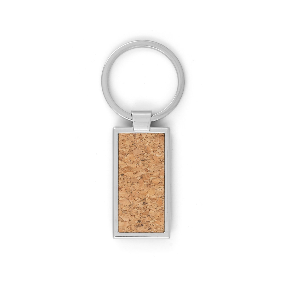 Chaveiro Cortiça e Metal