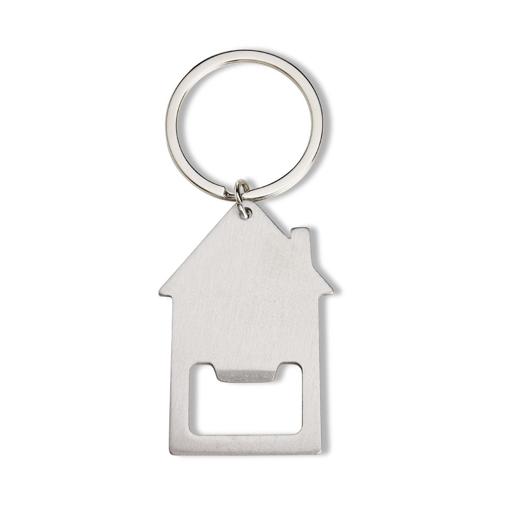 Chaveiro Metal Casa com Abridor