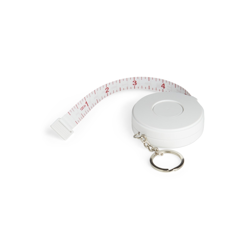Chaveiro Plástico Fita Métrica