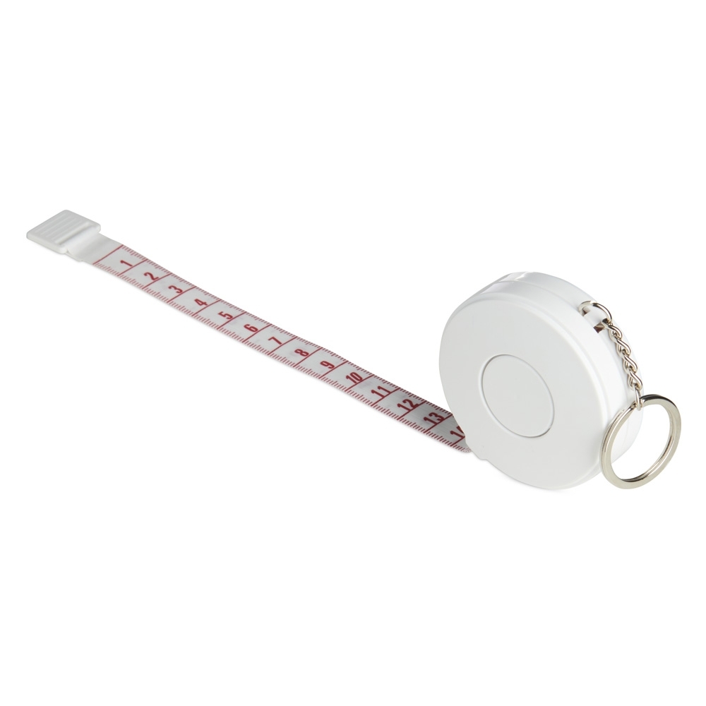 Chaveiro Plástico Fita Métrica