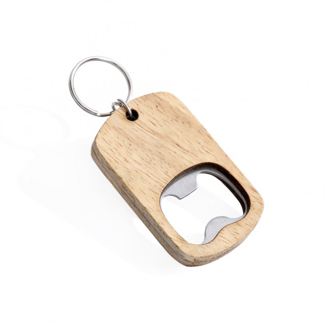 Chaveiro Madeira com Abridor